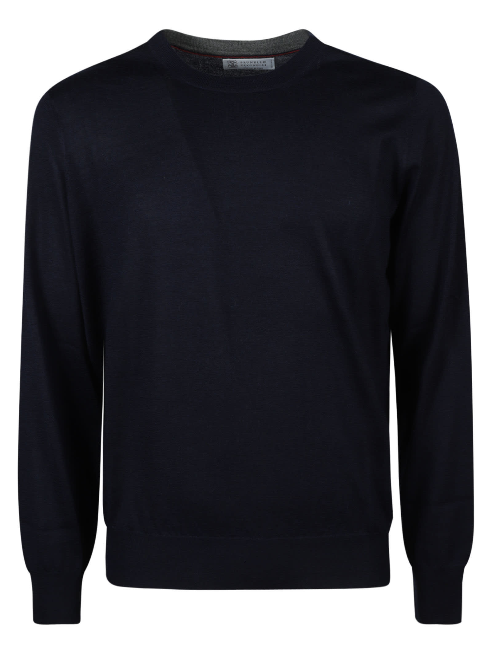 Brunello Cucinelli Plain Ribbed Sweater
