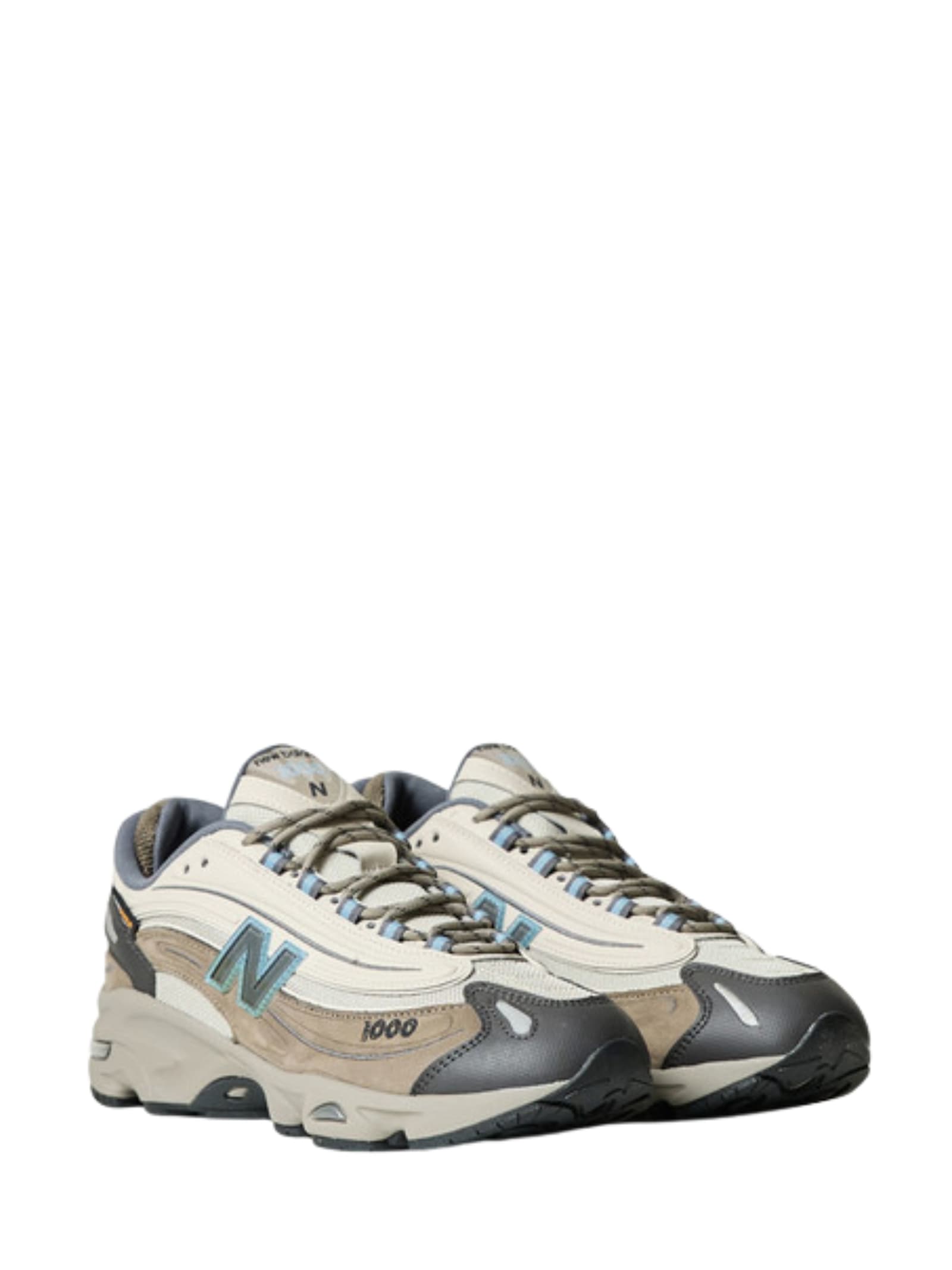 New Balance 1000 Suede Cordura Sneakers In Multi