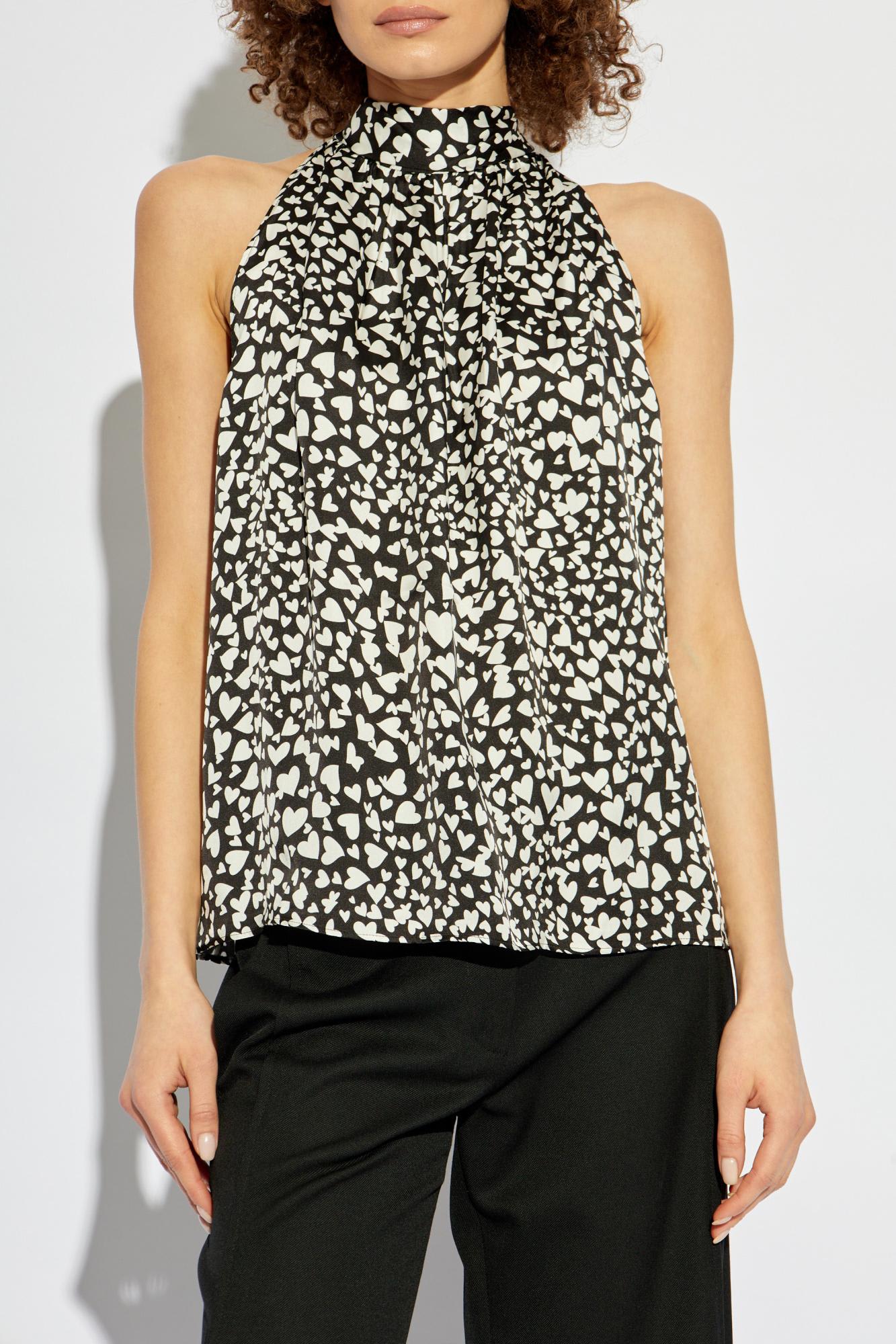 Anine Bing Brooke Haeart Printed Front In Print
