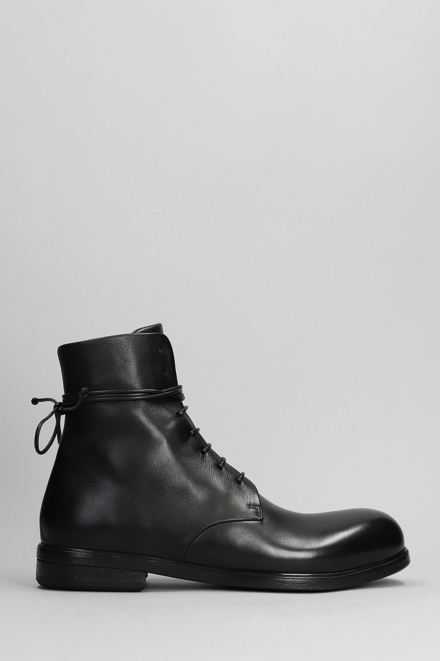 MARSÈLL ANKLE BOOTS IN BLACK LEATHER