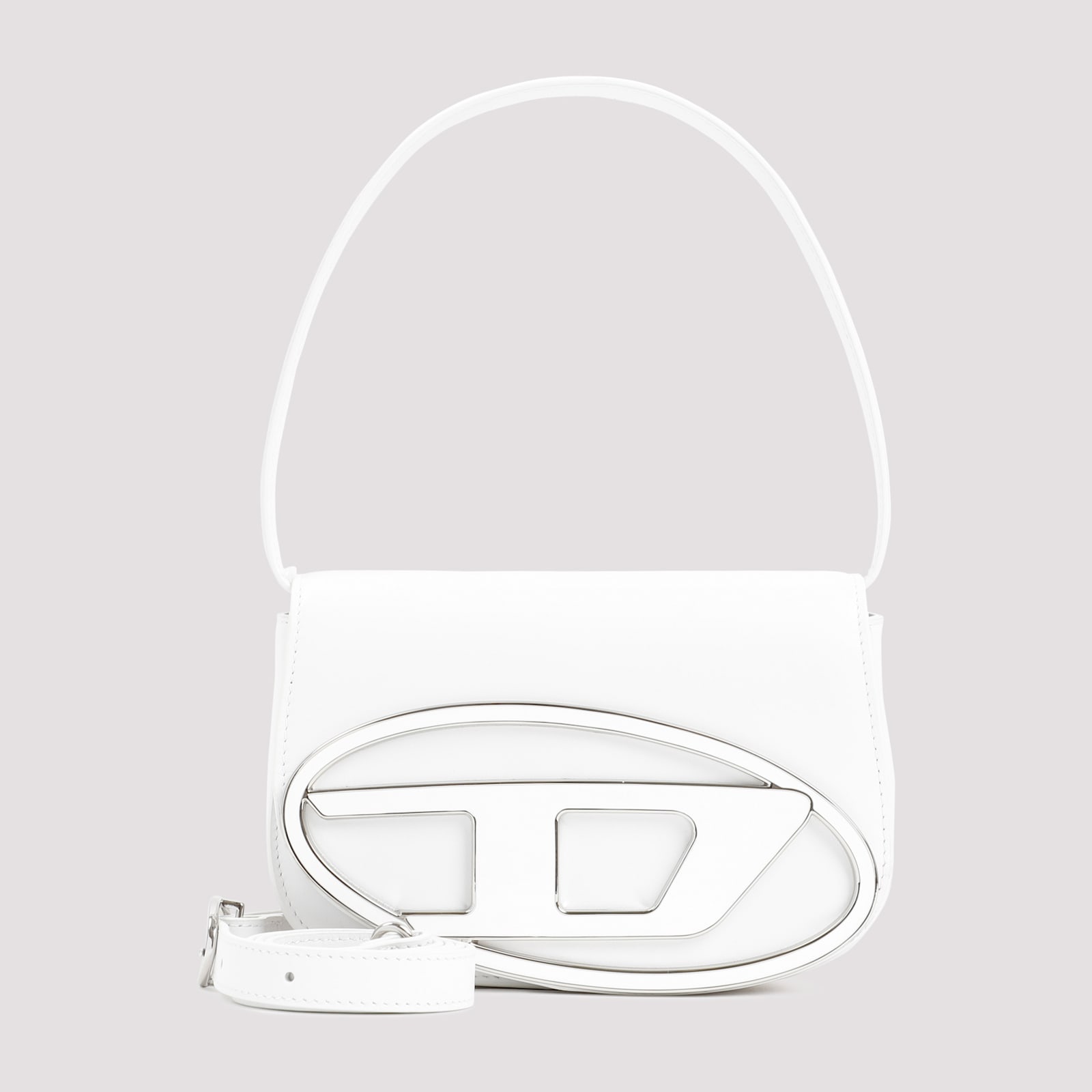 Diesel 1dr Leather Handbag In White