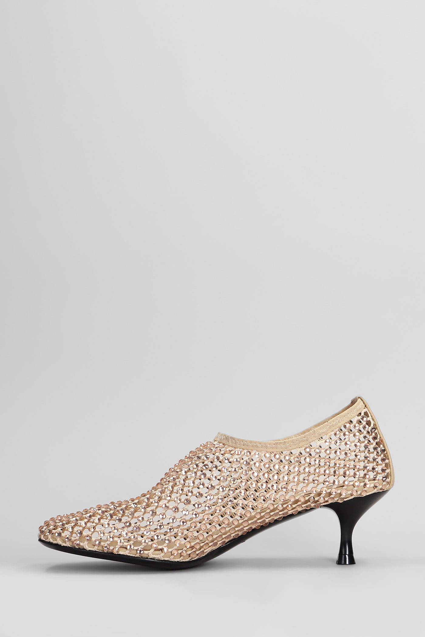 STRATEGIA PUMPS IN BEIGE LEATHER
