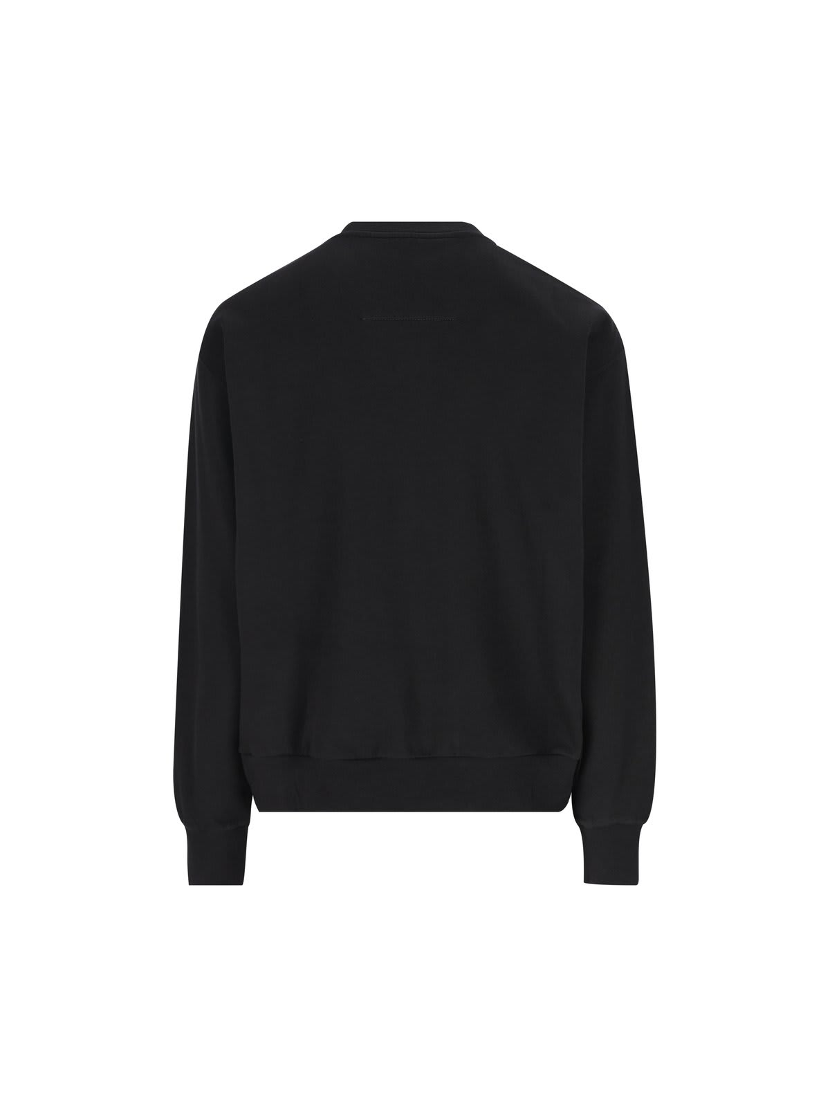 Shop Givenchy Logo Detailed Crewneck Sweatshirt In Black