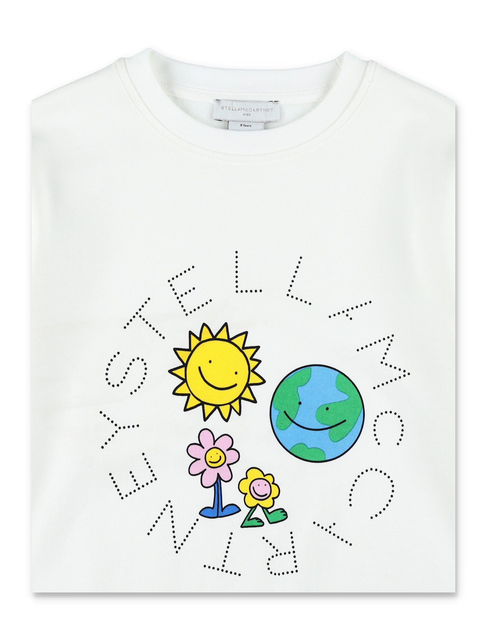 Stella Mccartney Kid - Earth Friends Graphic Sweatshirt In White