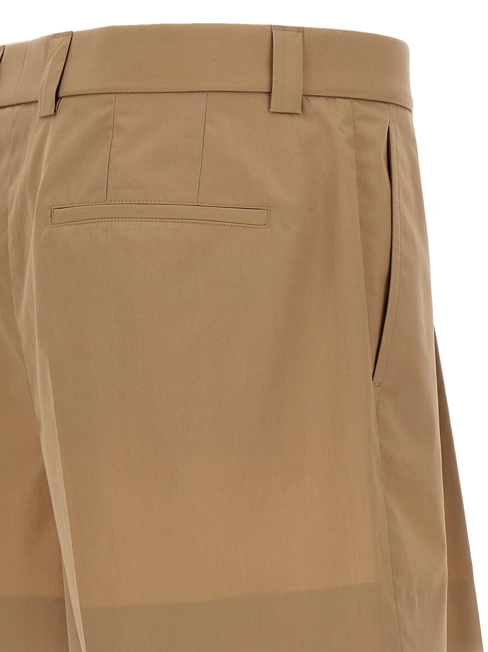 Gucci Cotton Shorts Bermuda And Short Beige