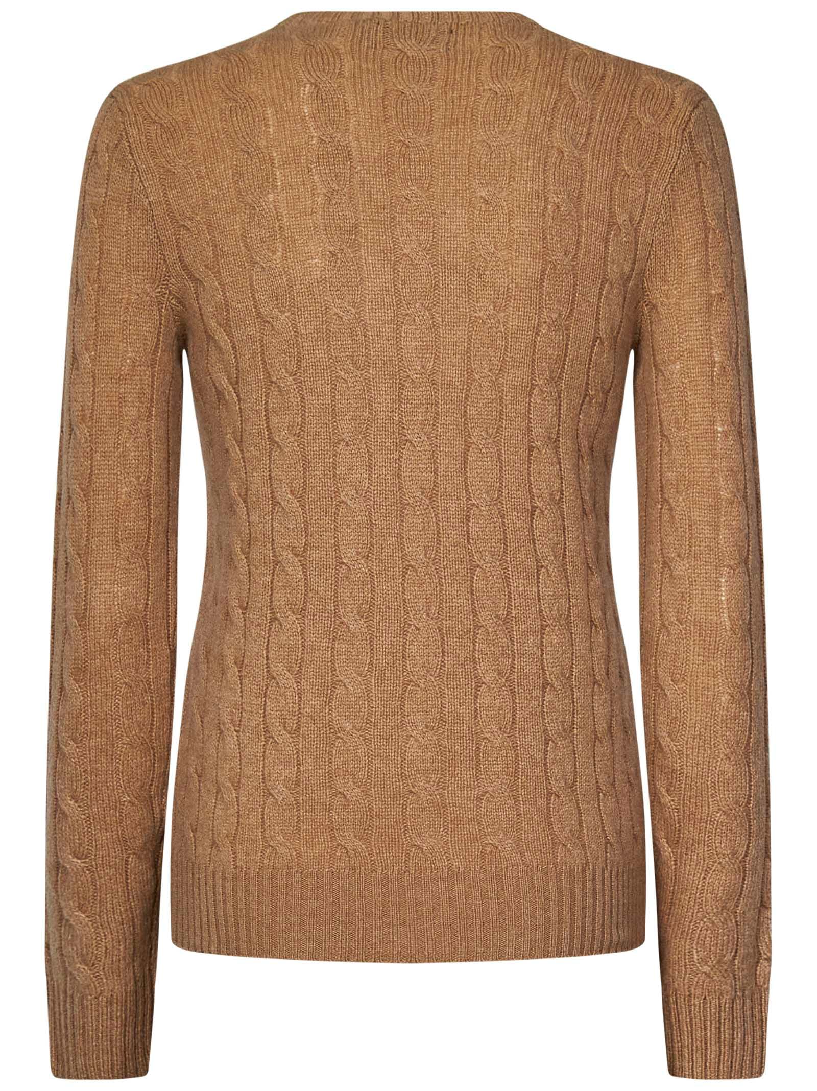 Shop Polo Ralph Lauren Sweater In Brown