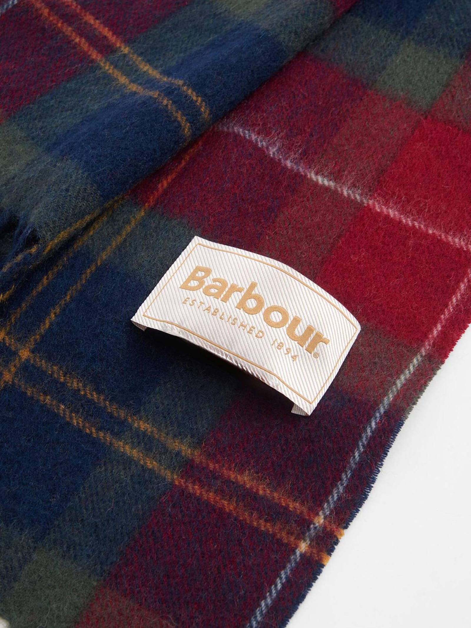 Barbour Tartan Scarf In Multi