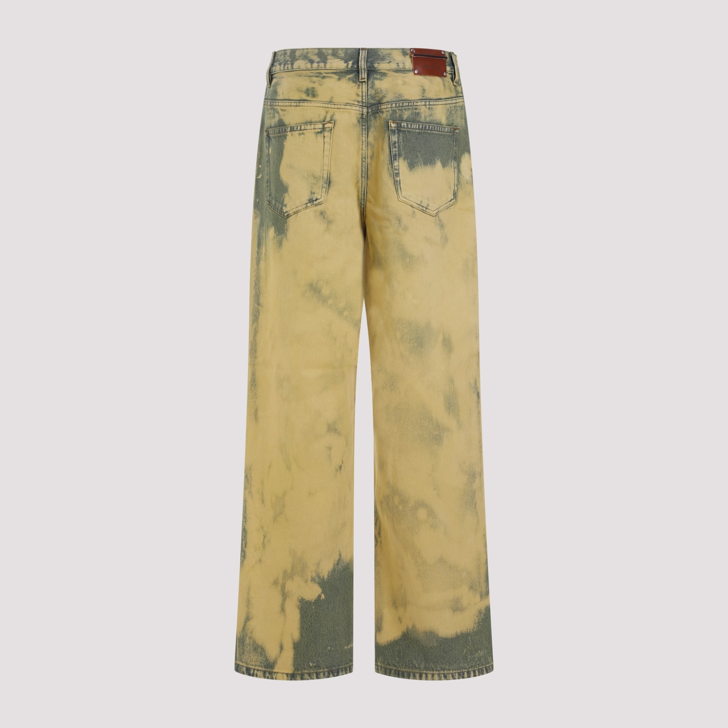 Shop Dries Van Noten Pine Pants In Lime