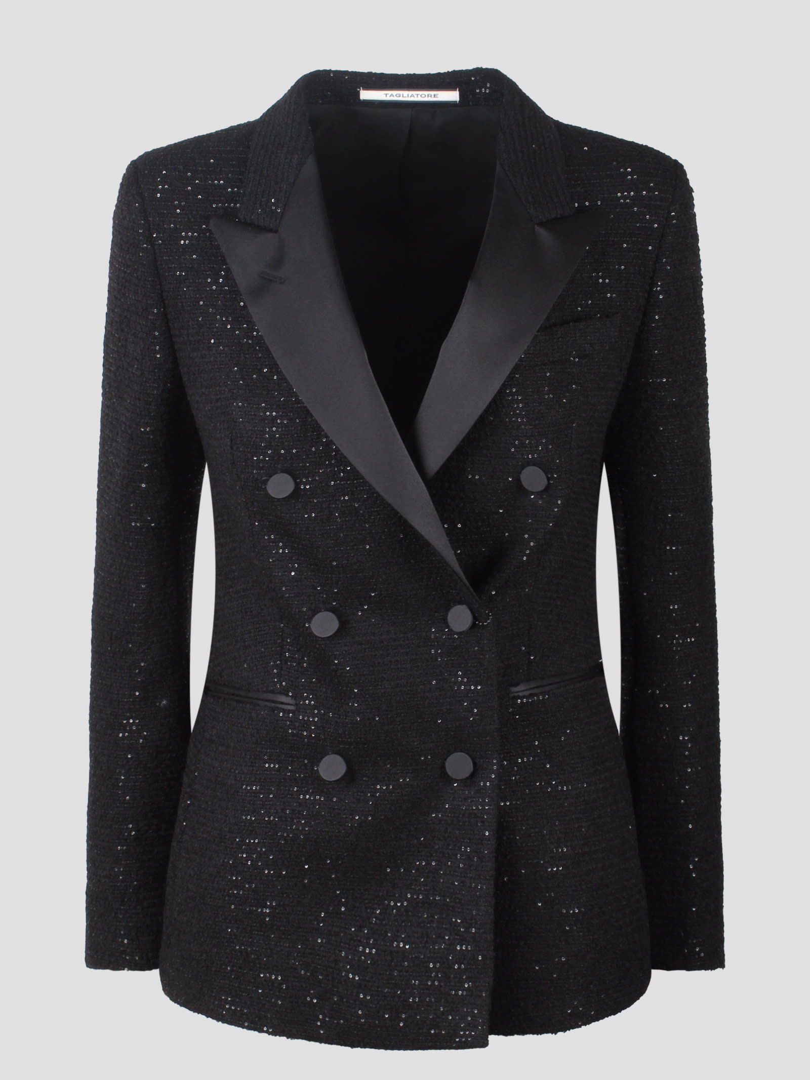 Shop Tagliatore Parigi Blazer In Black