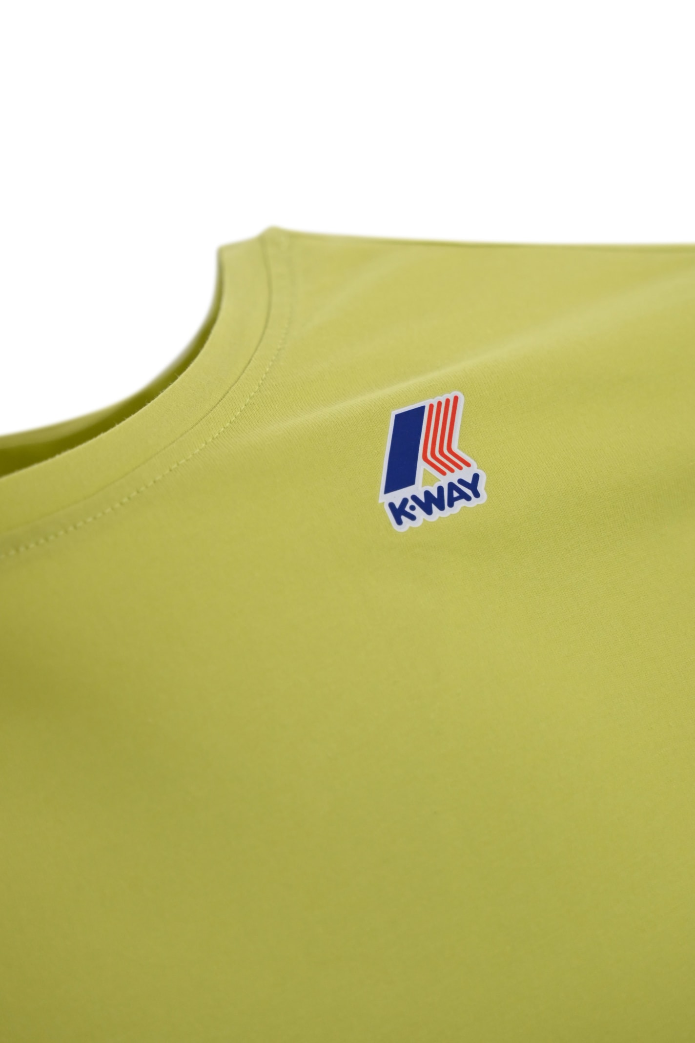 Shop K-way T-shirt With Logo In Verde