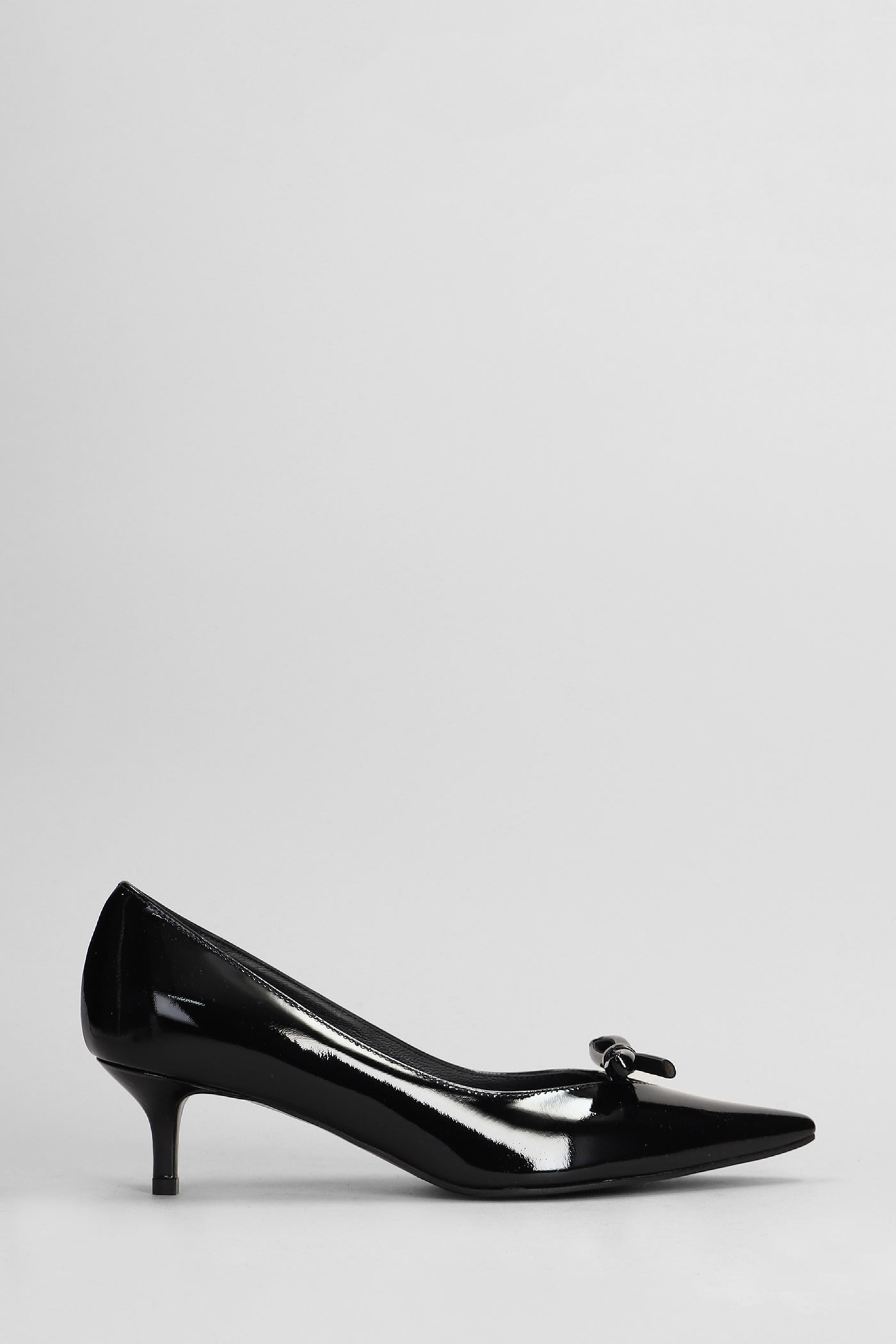 David Pumps In Black Patent Leather