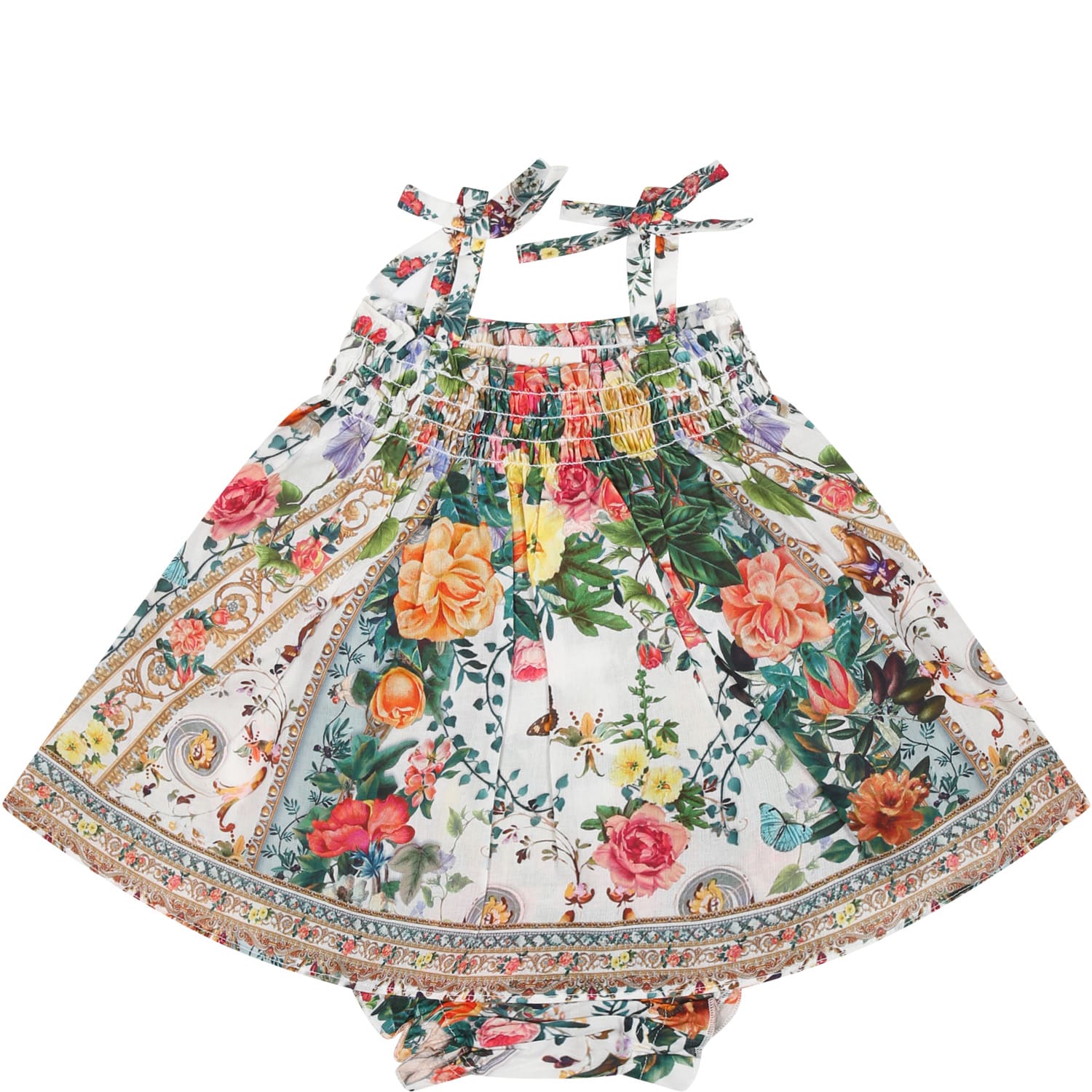 Camilla Kids' Multicolor Dress For Baby Girl With Floral Print