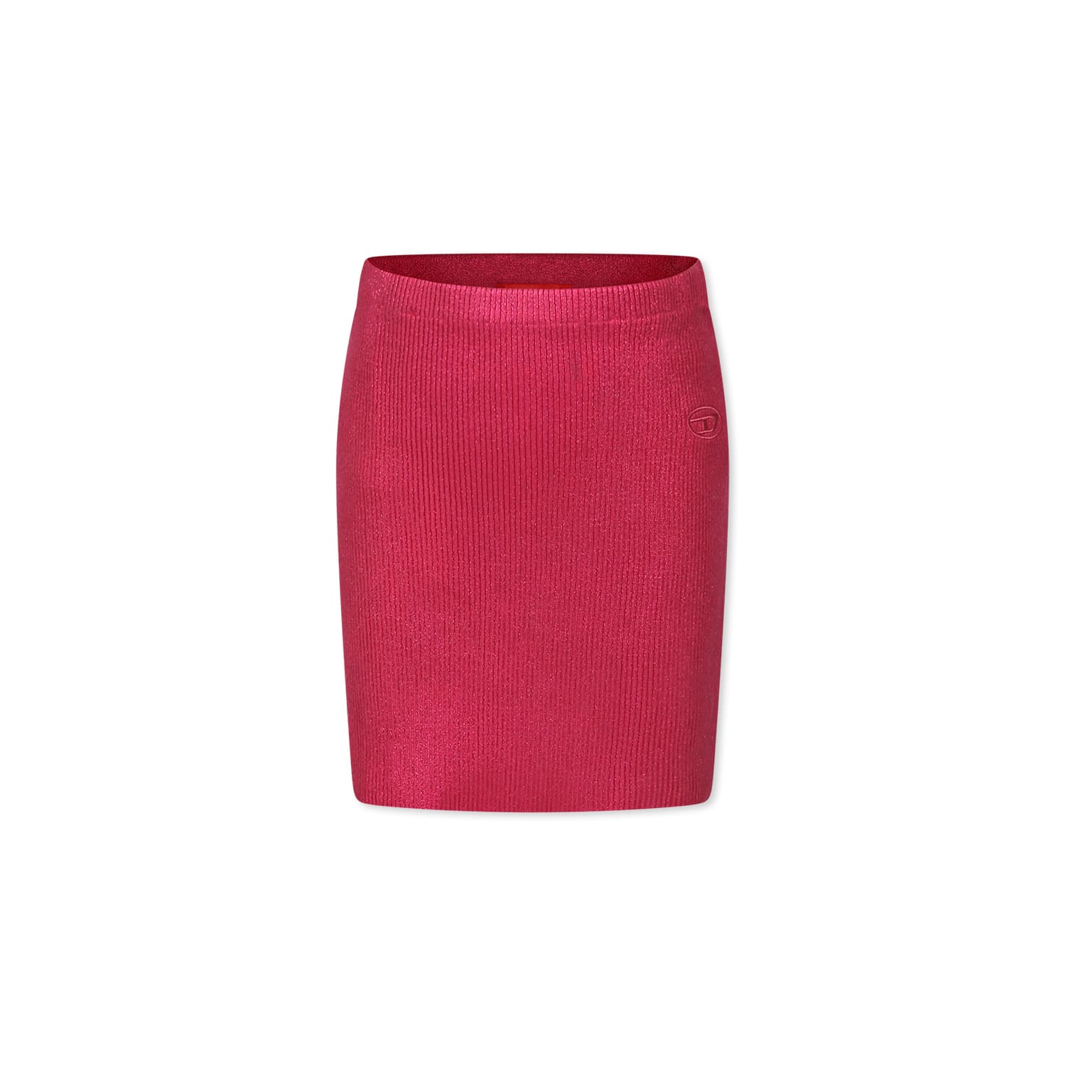Diesel Fuchsia Skirt For Girl With Logo In Fuchsia