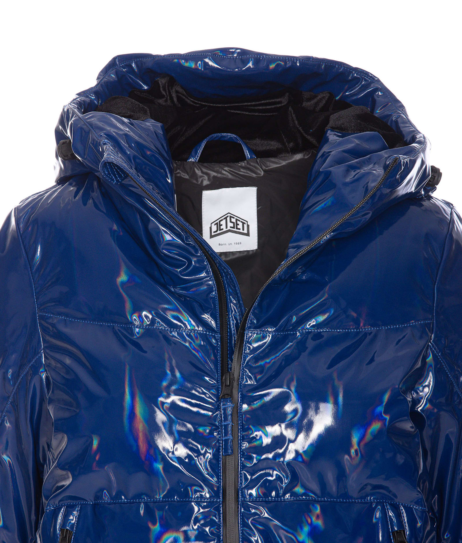 Jet Set Rosalia Quilted Ski Jacket In Blue