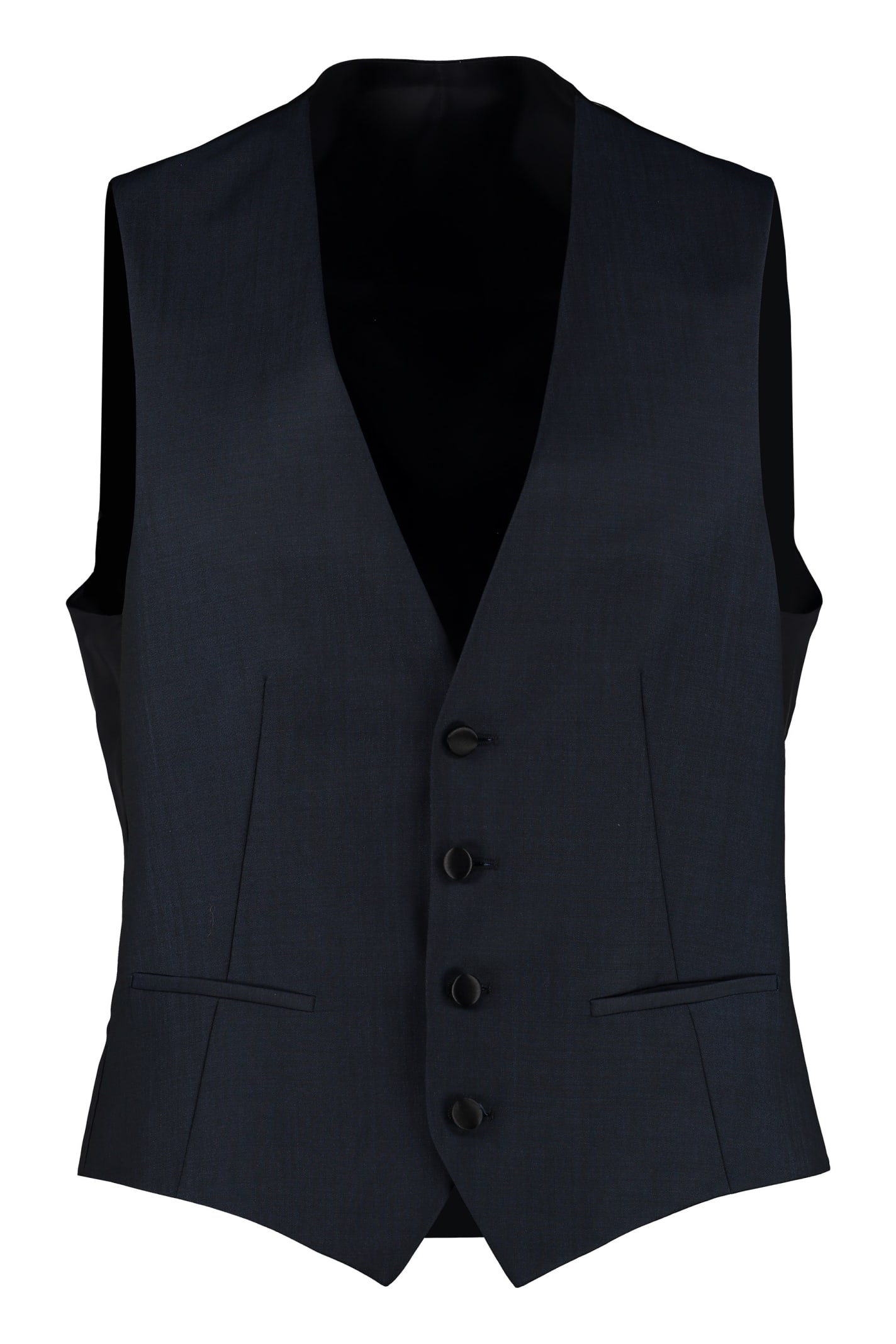 Z Zegna Mohair And Wool Vest