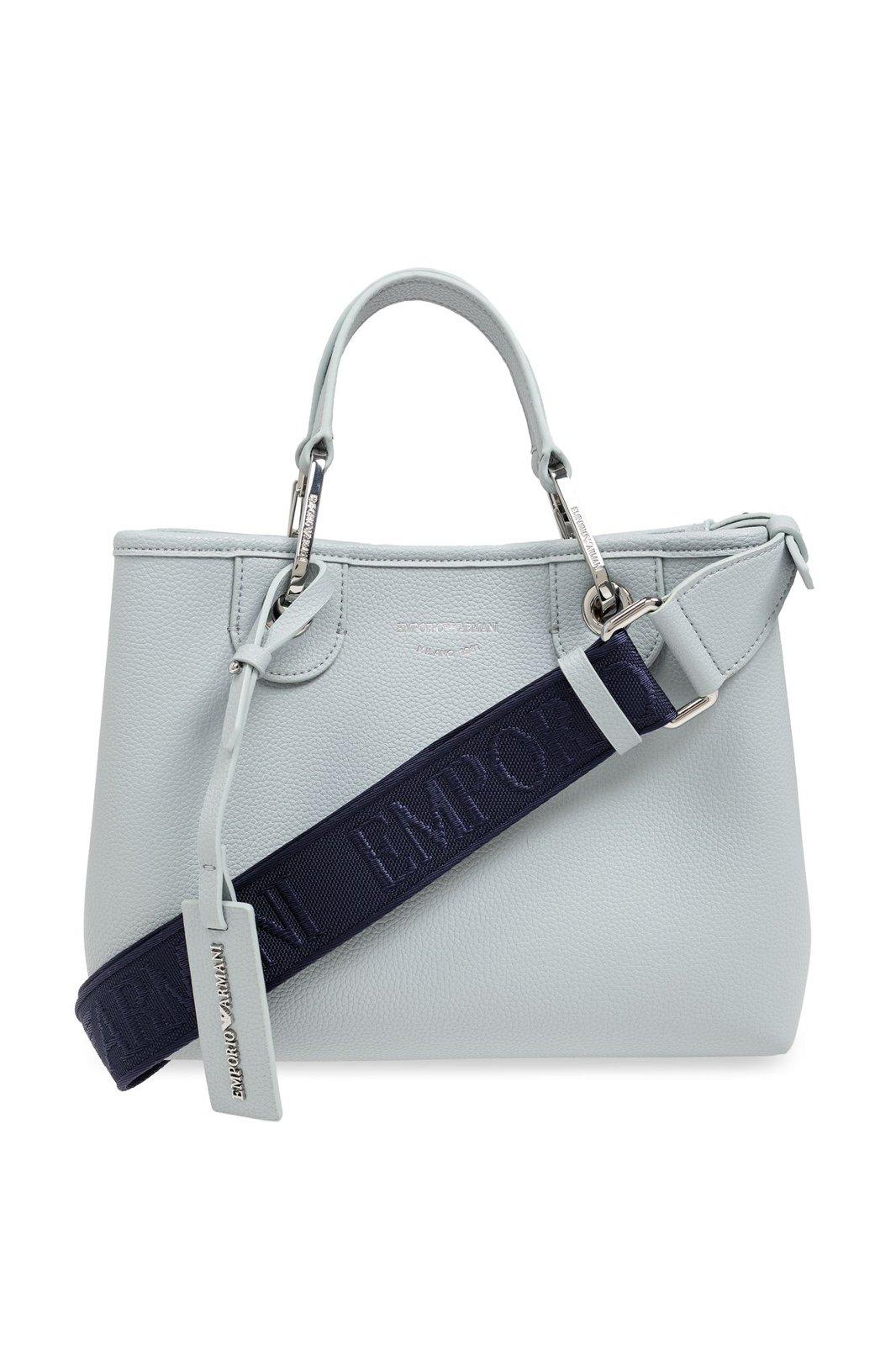 Shop Emporio Armani Bag Type Shopper In Dust