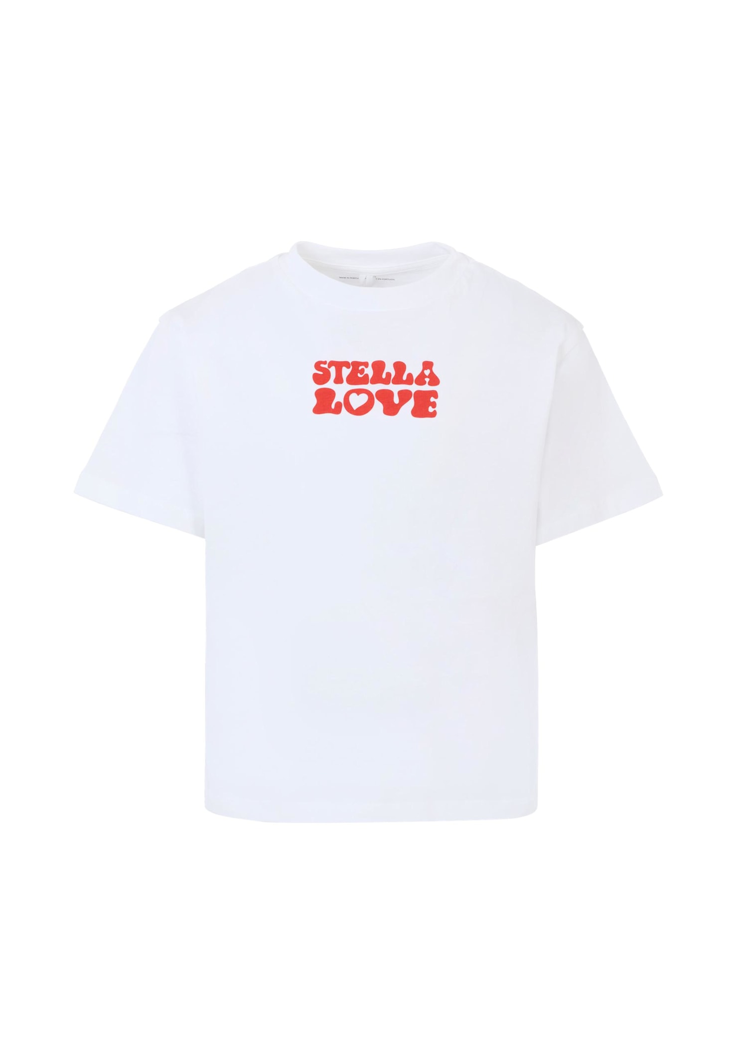 Stella Mccartney White T-shirt For Girl With Logo In White