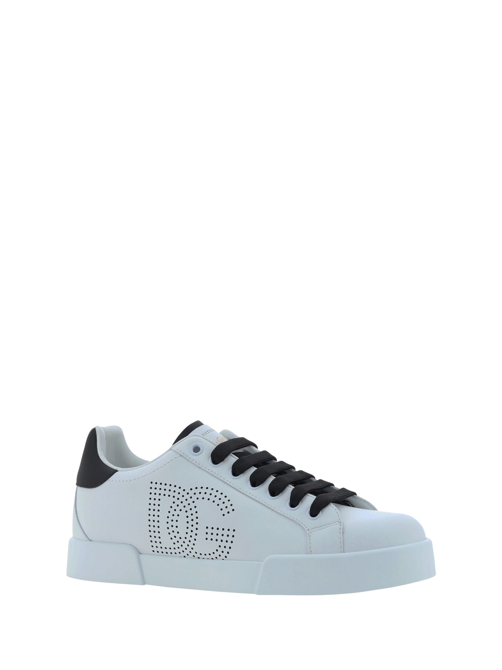 Shop Dolce & Gabbana Sneakers In White/black