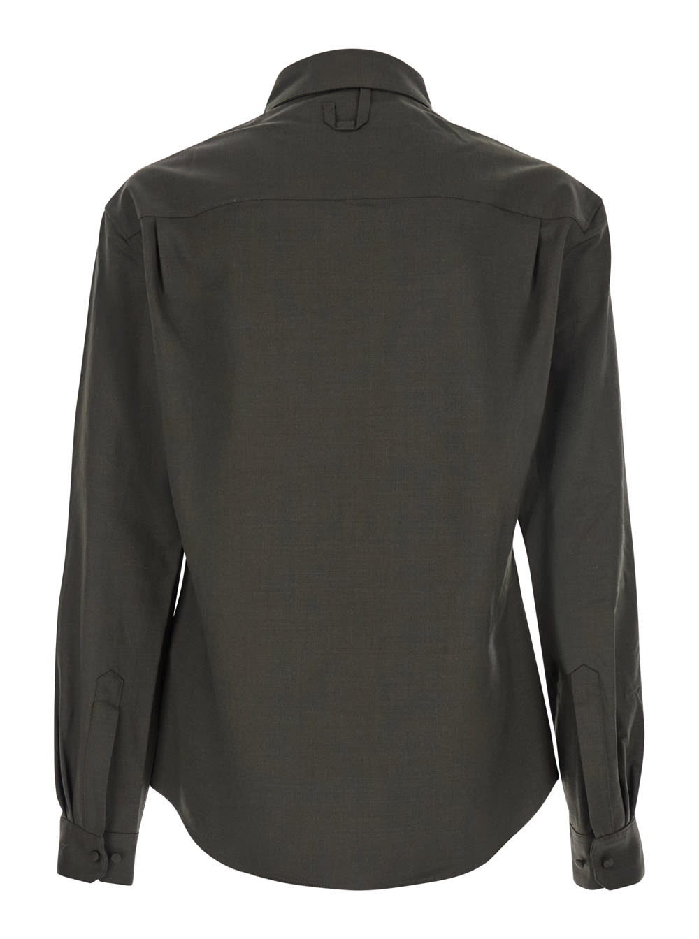 Jacquemus La Chemise Mondani In Green