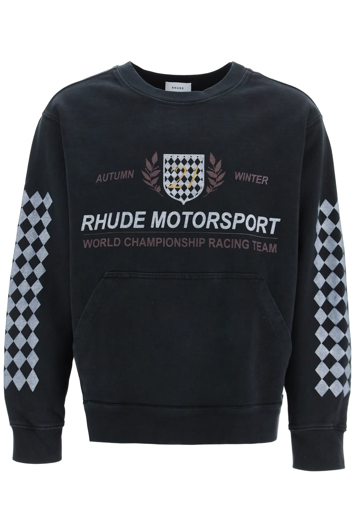 Rhude Motor Crest Print Sweatshirt