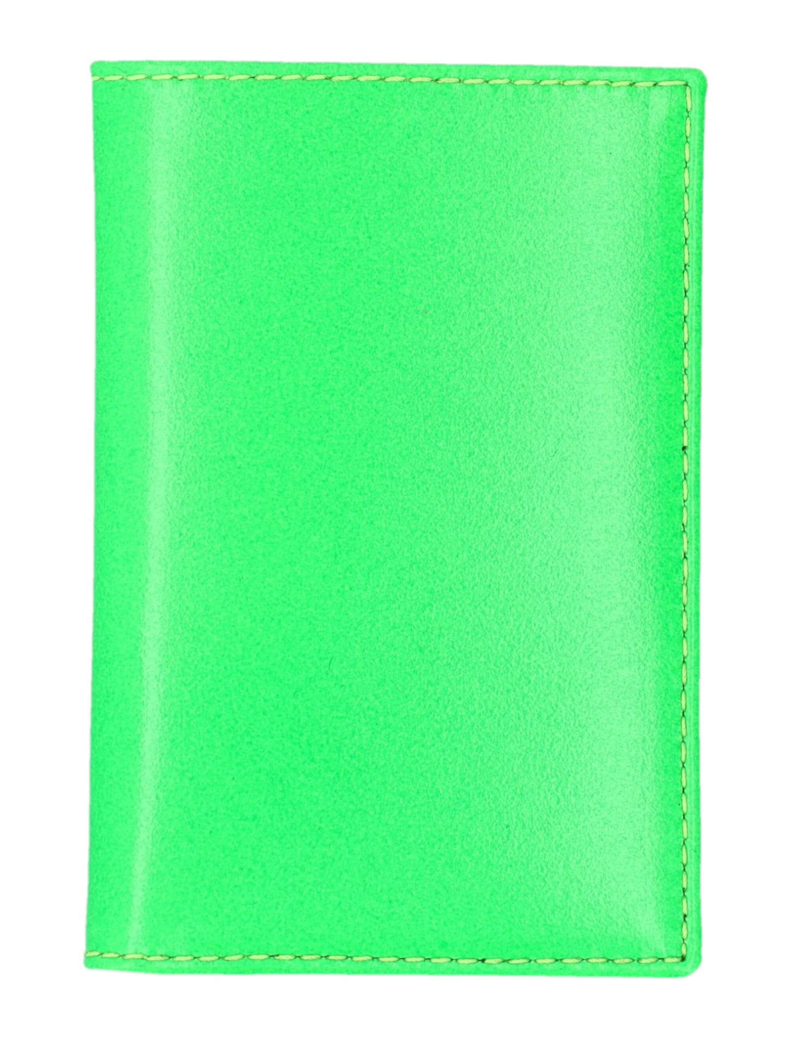 Shop Comme Des Garçons Super Fluo Bifold Cardholder In Green