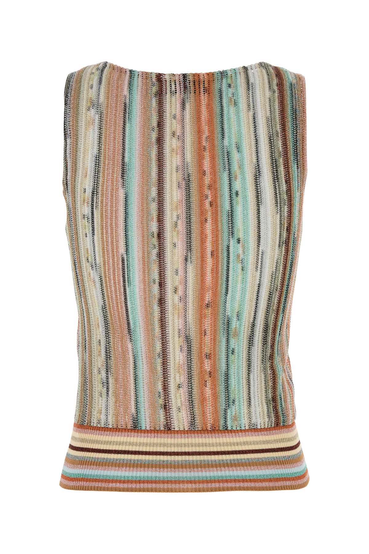 Shop Missoni Multicolor Viscose Blande Tank Top
