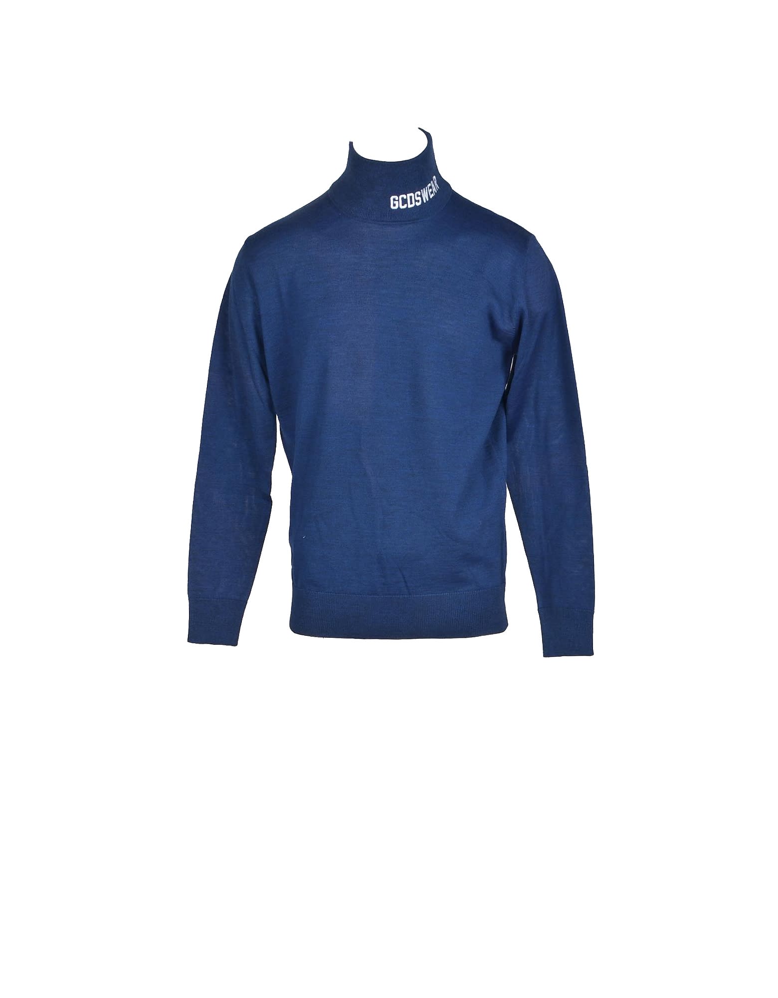 Gcds Mens Blue Sweater