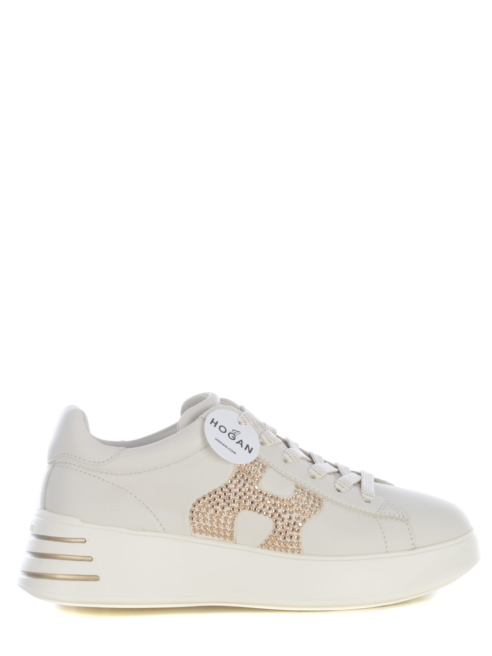 Hogan Sneakers  Rebel Made Of Leather In Crema