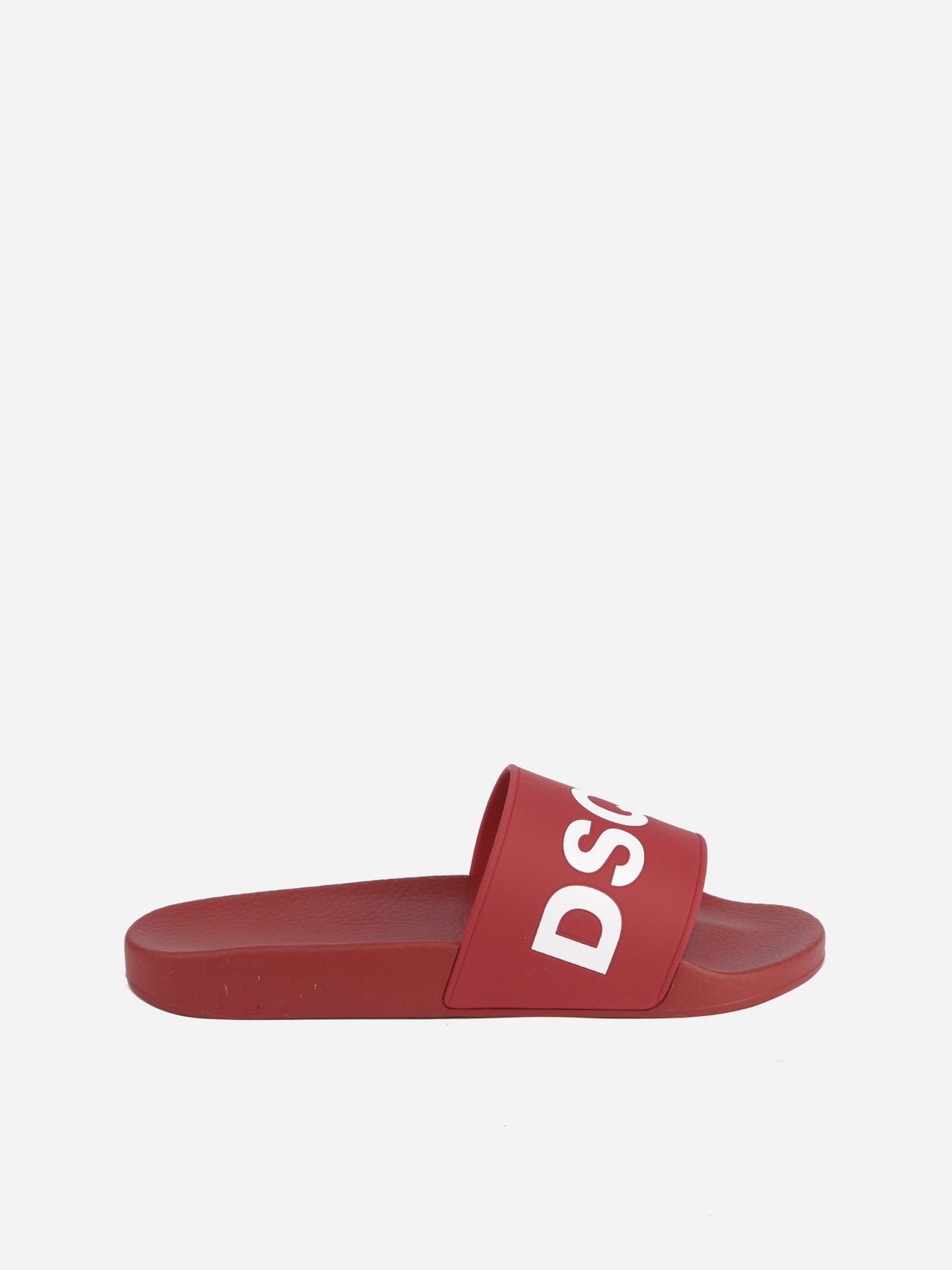 Dsquared2 Rubber Slides With Contrasting Logo