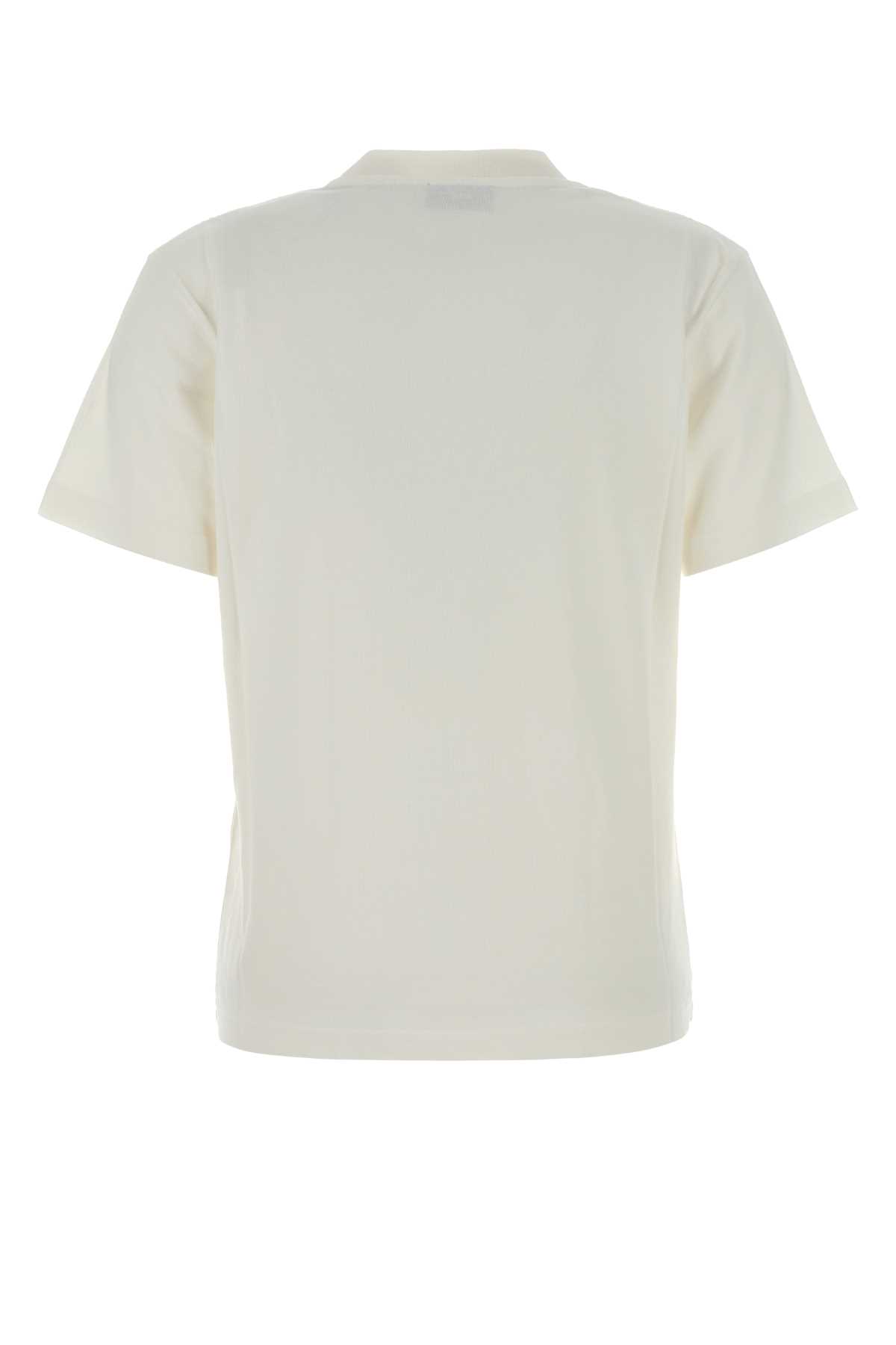 Autry Logo Cotton T-shirt In White