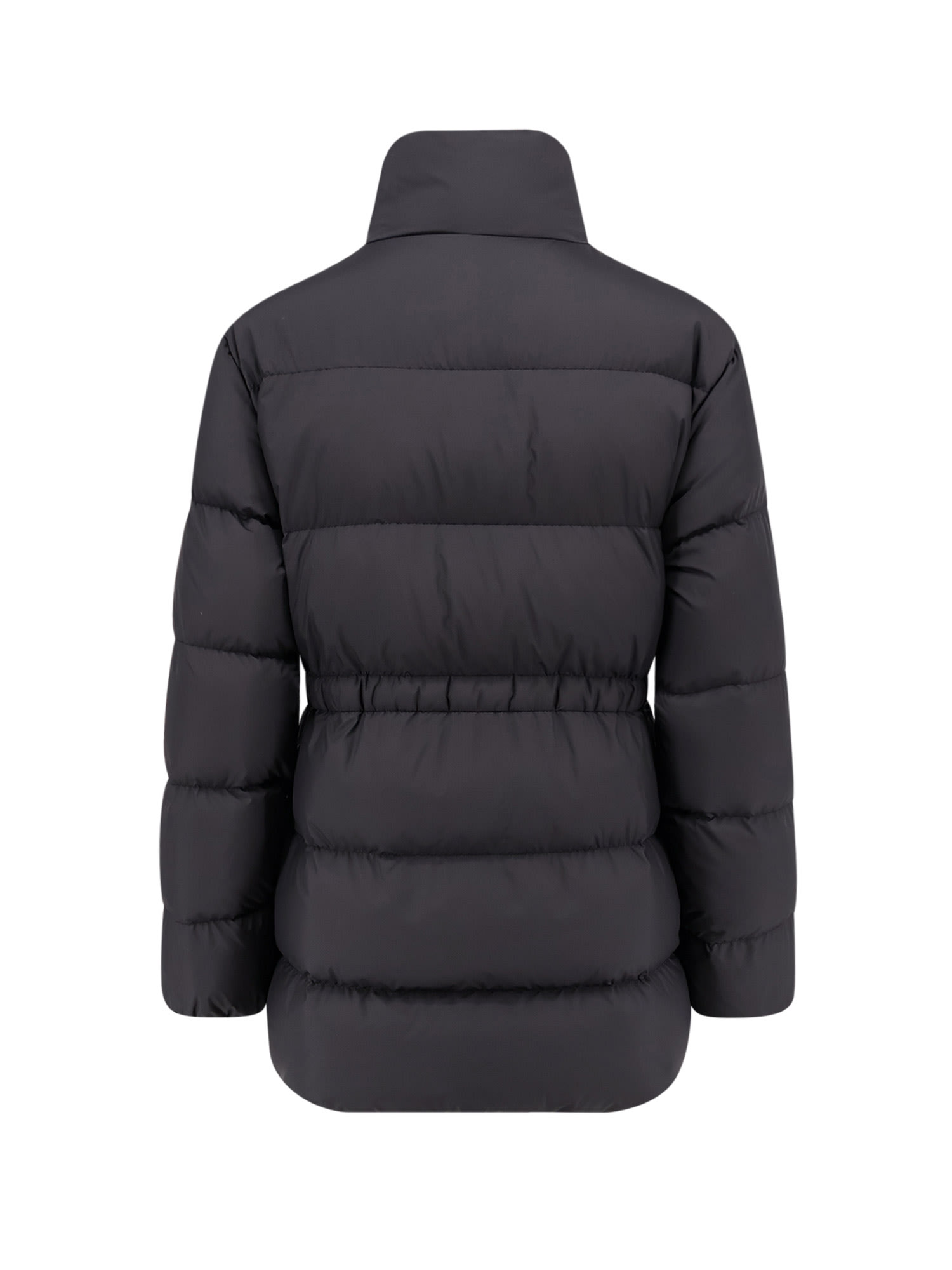 Moncler Brossette Recycled Nylon Down Jacket In Black