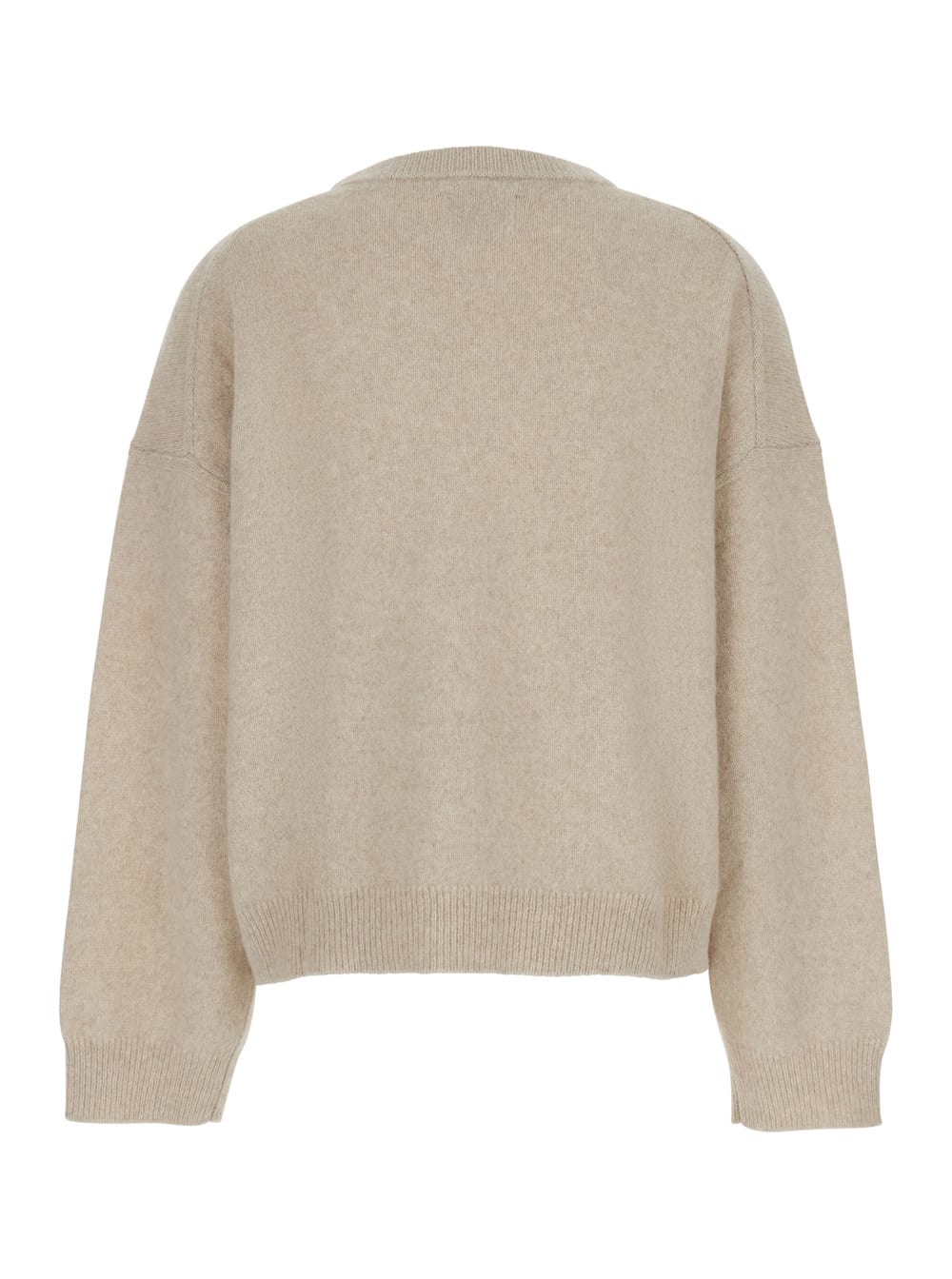 Loulou Studio Tristan Loose Fit Sweater In Neutral