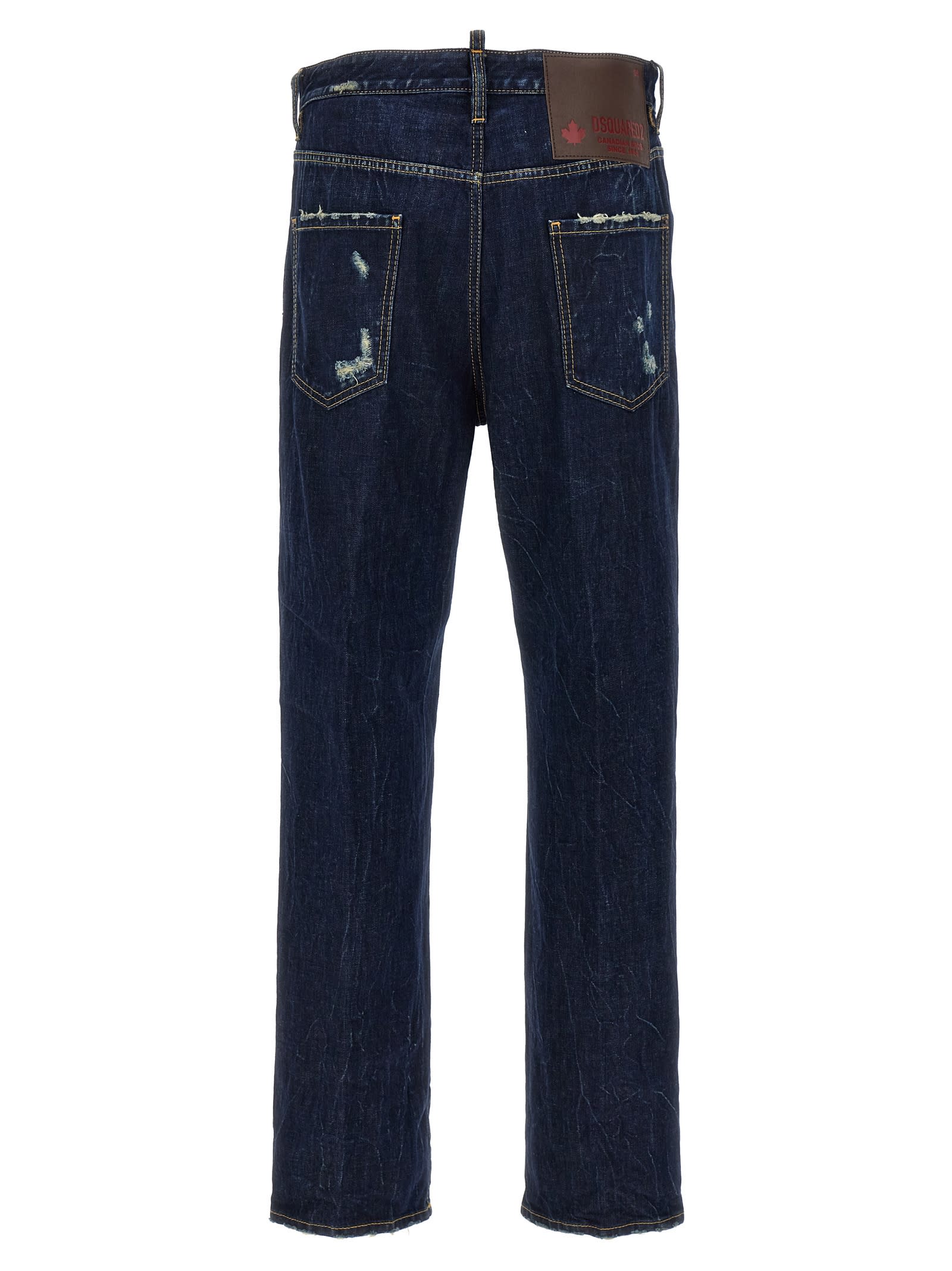 Shop Dsquared2 642 Jeans In Denim