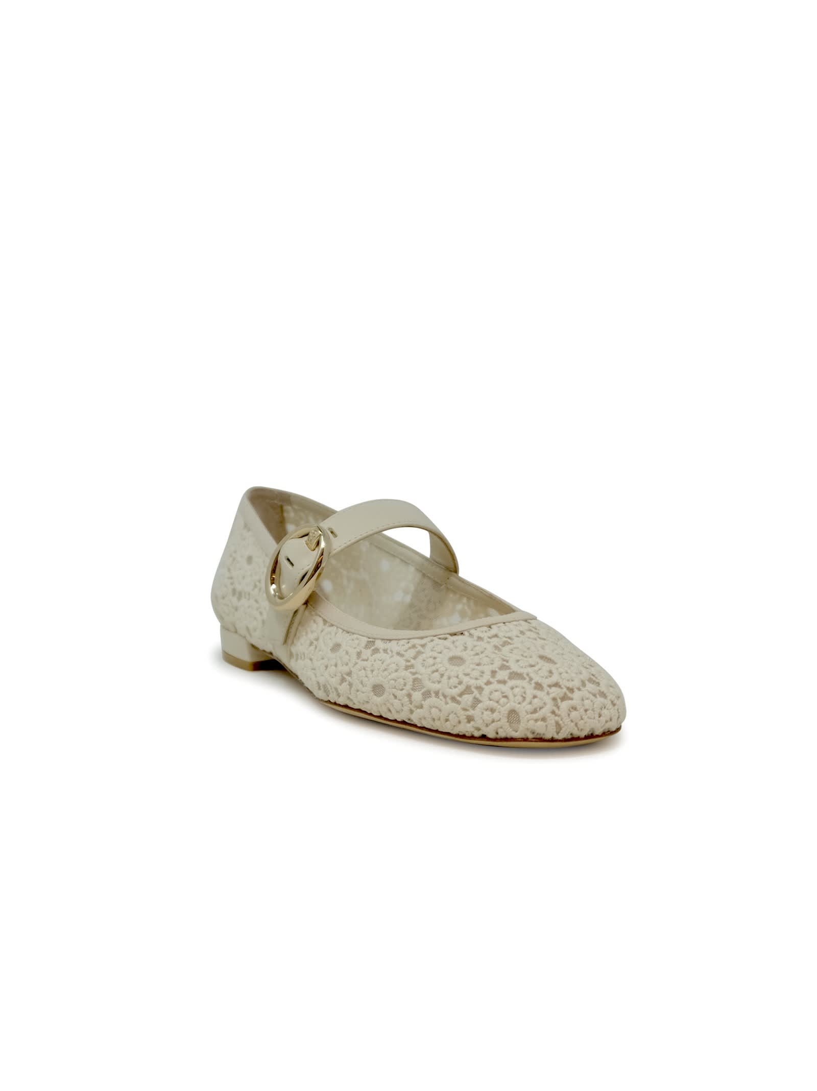 Shop Stuart Weitzman Sk921 Ivory Lace Arabella Mary Jane Shoes