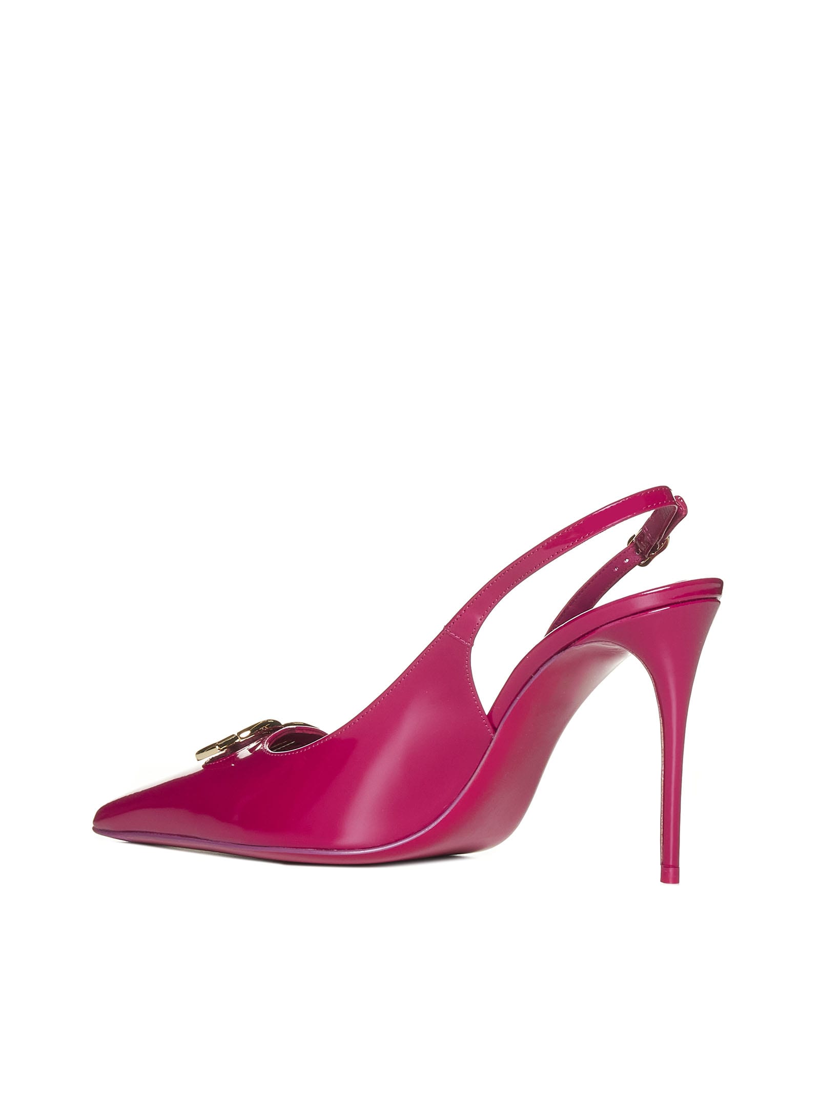 Shop Dolce & Gabbana High-heeled Shoe In Ciclamino