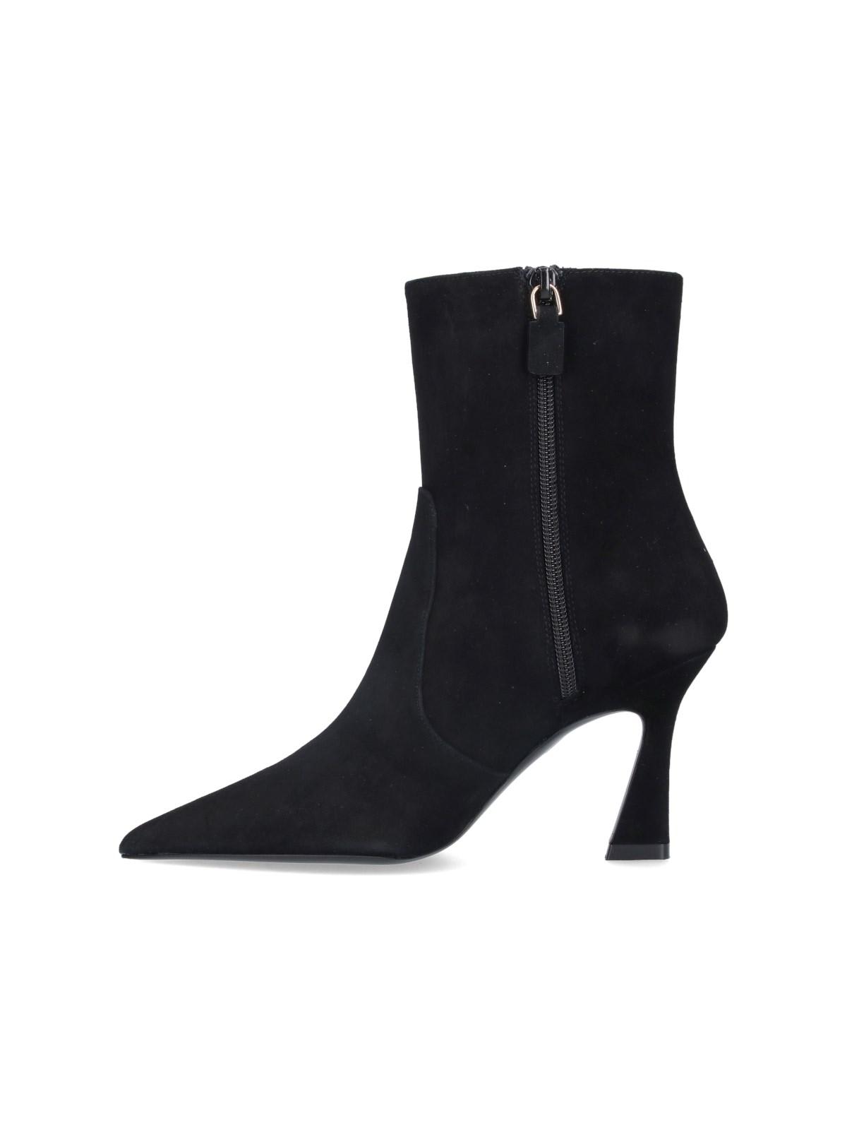 Shop Stuart Weitzman Naomi 50 Ankle Boots In Nero