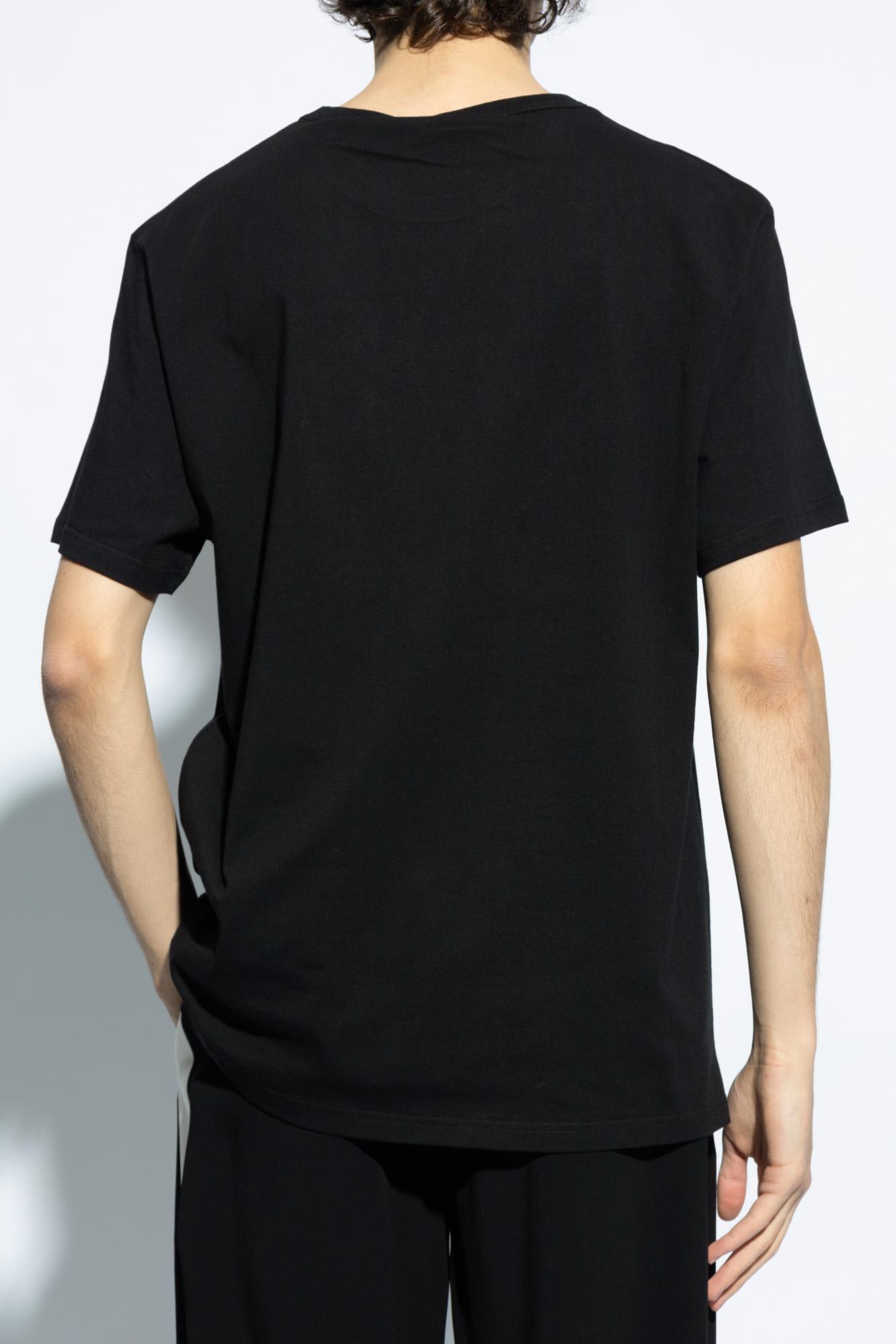 Shop Alexander Mcqueen T-shirt With Logo In Black