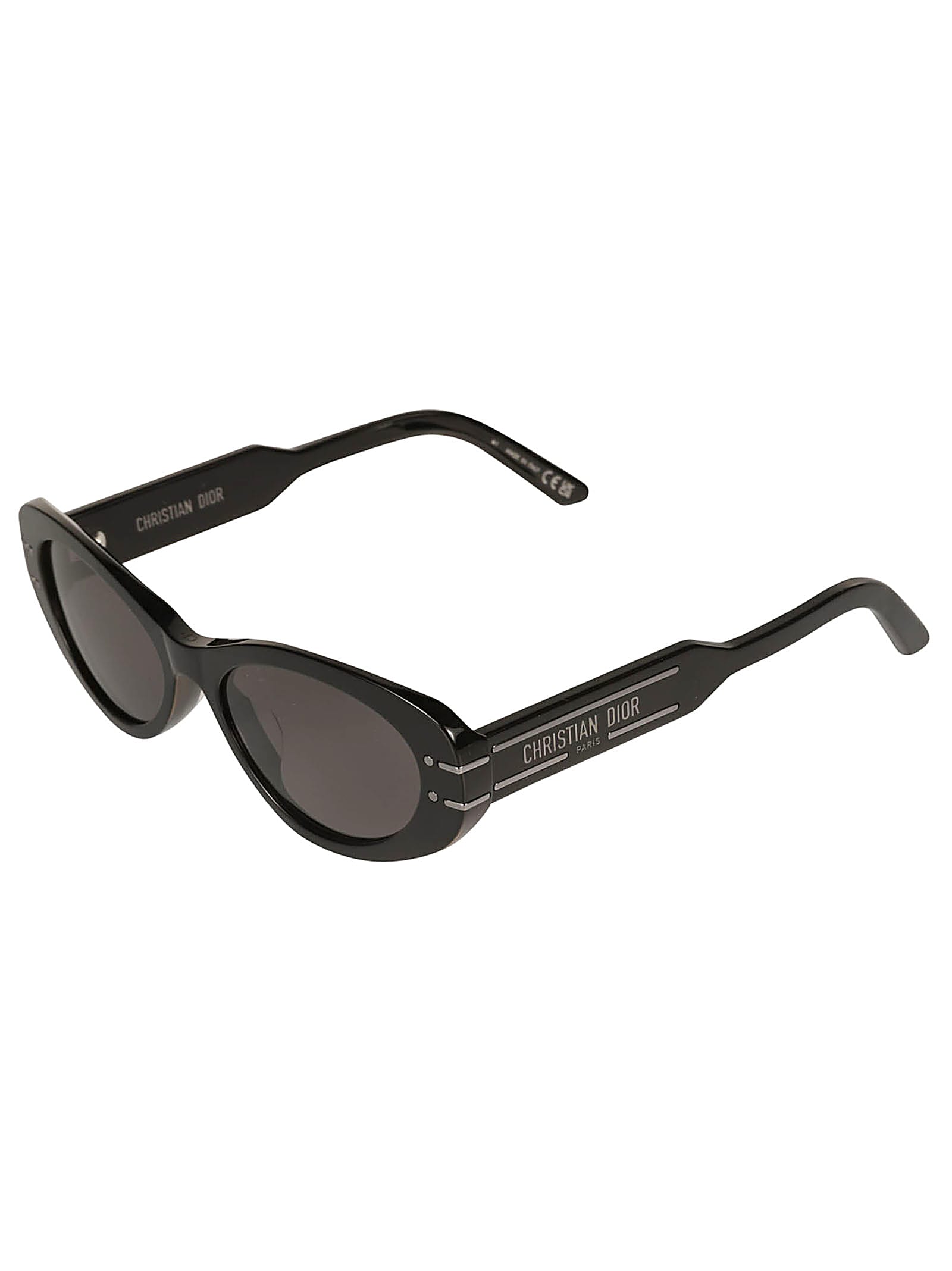 Dior Cat-eye Curved Sunglasses In 01a - Black