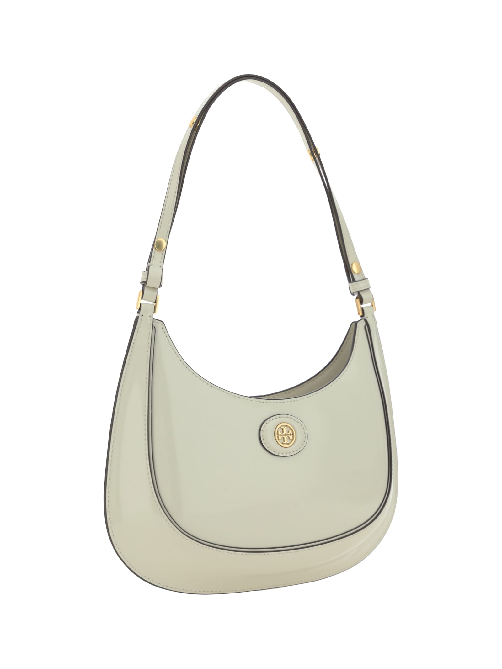 Shop Tory Burch Robinson Shoulder Bag In Shea Butter 704