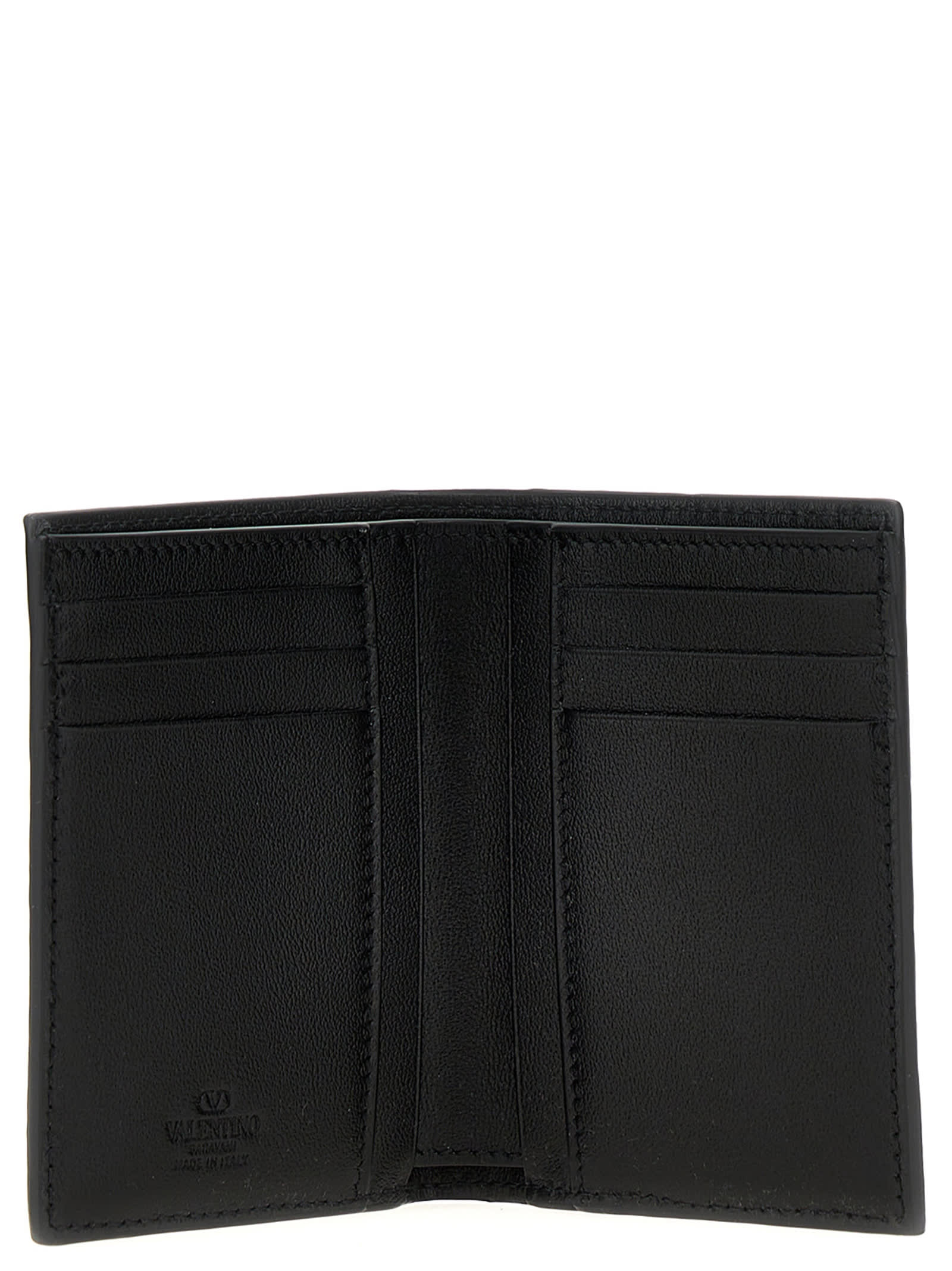 Valentino Garavani Vlogo Cardholder In Black