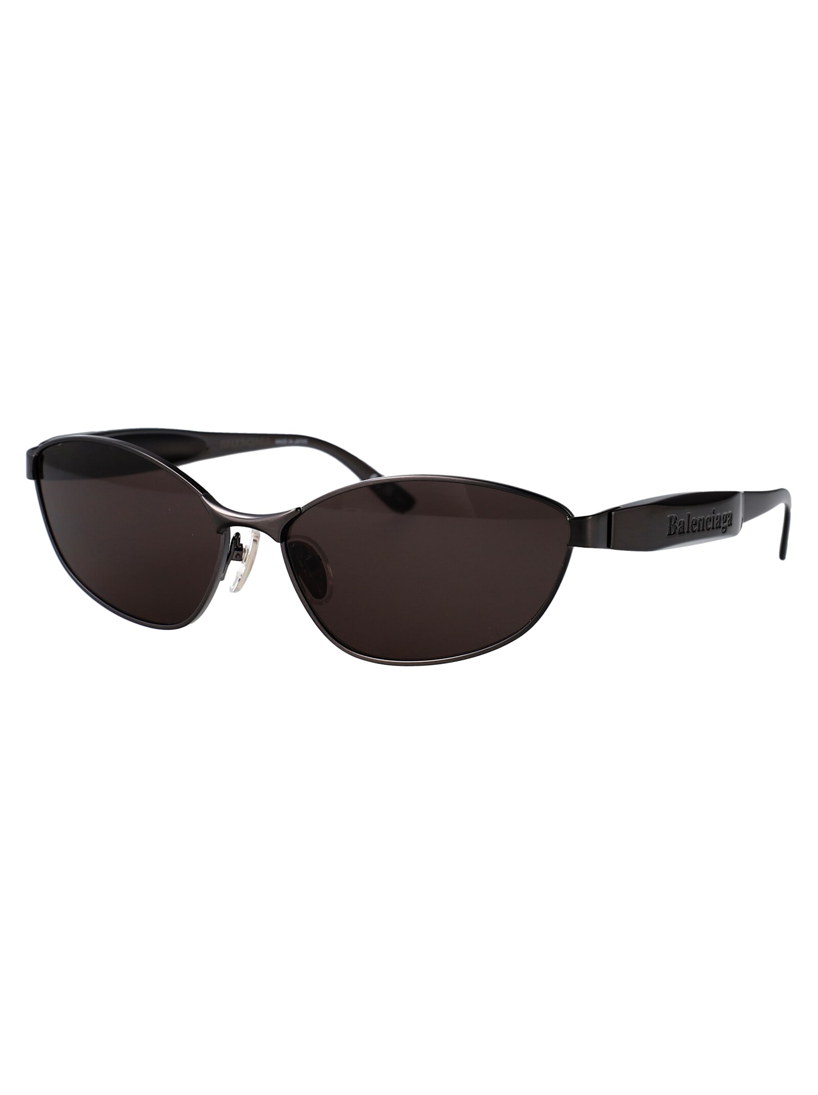 Balenciaga Grey Cat Eye Ladies Sunglasses Bb0335s 001 65 In Grey-grey-grey