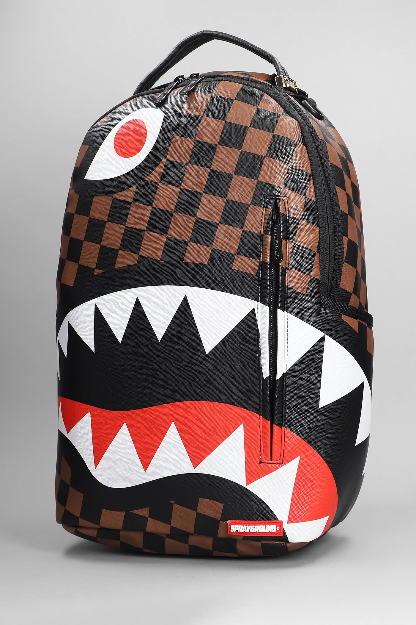 Shop Sprayground Backpack In Brown Pvc In Multicolor