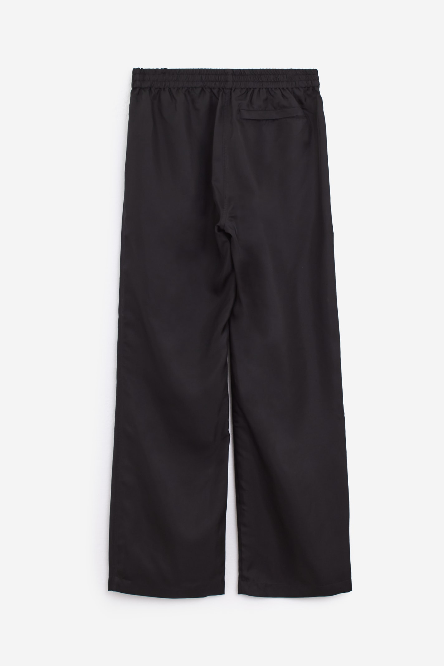 Shop Sunflower Silk Pants Pants In Black