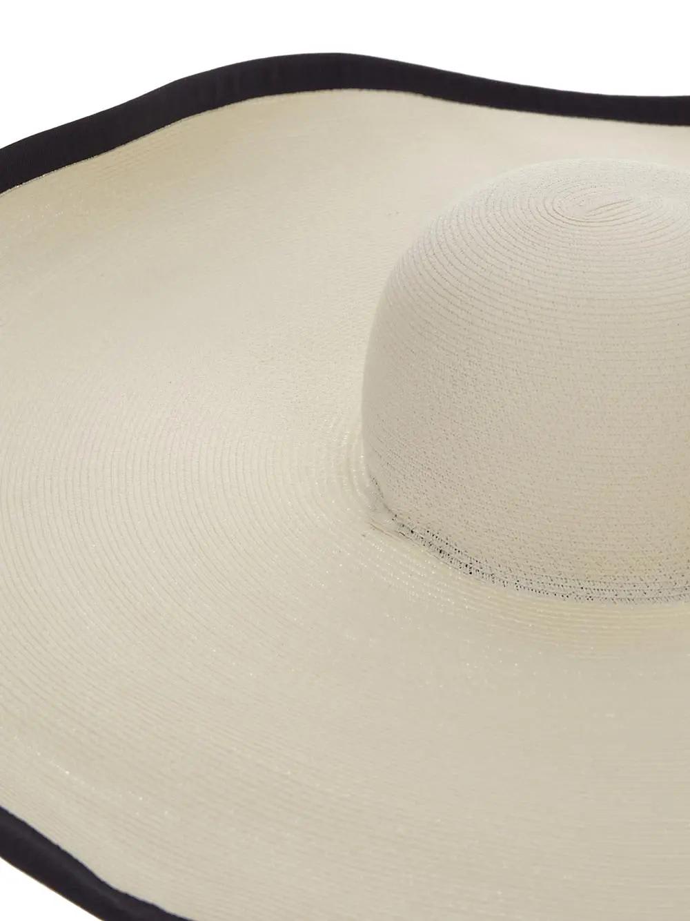Shop Max Mara Paper Yarn Hat In White