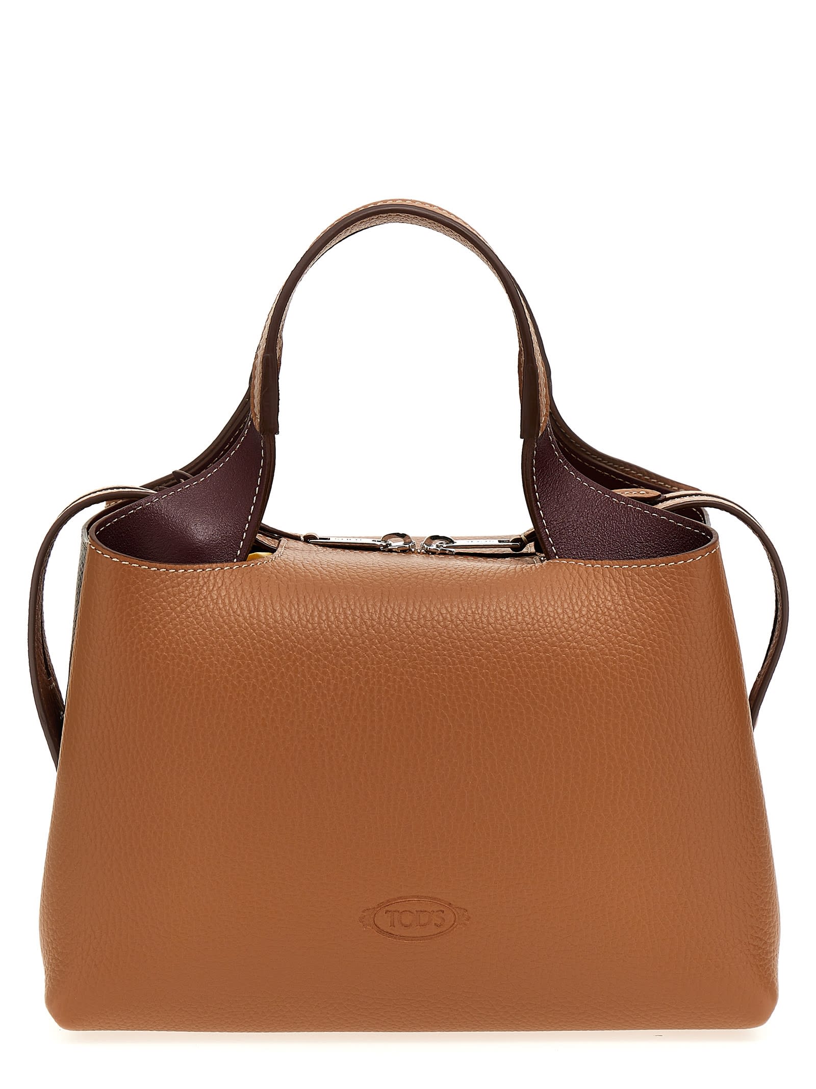 TOD'S LEATHER BOSTON BAG