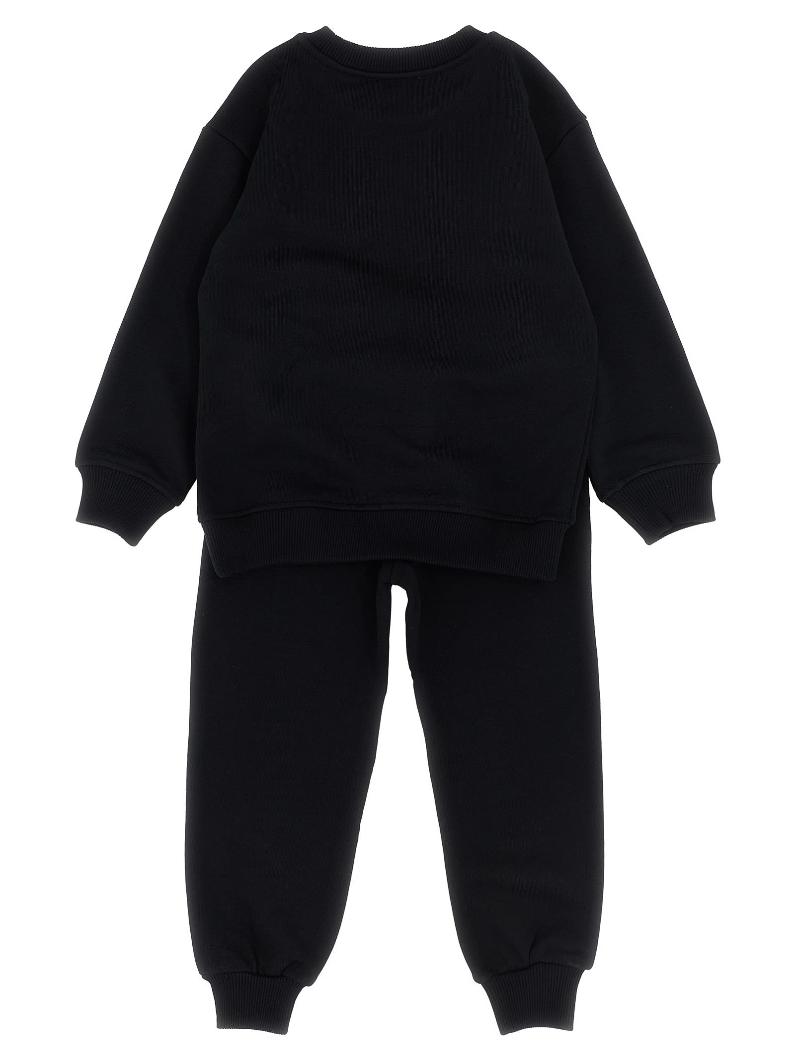 Moschino Logo-print Tracksuit In Black