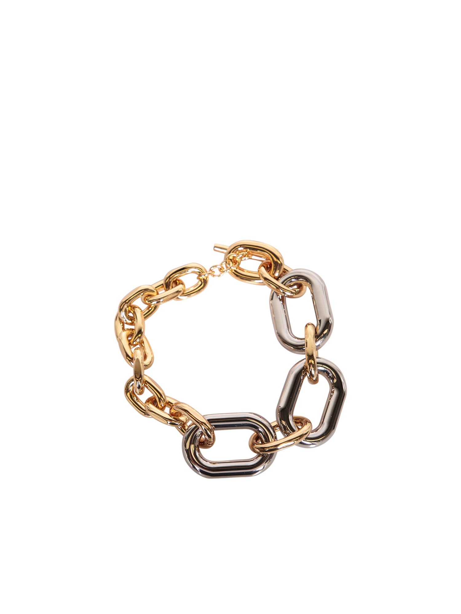 Rabanne Xl Link Necklace In Metallic