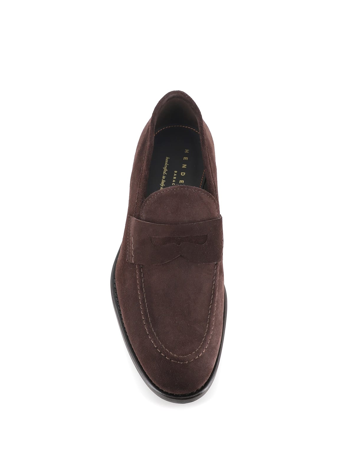 Shop Henderson Baracco Classic Penny Loafers 51405b In Brown