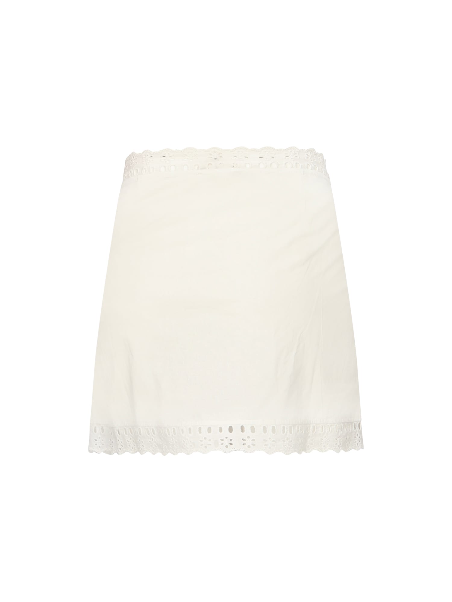 For Love & Lemons Miniskirt Mi Amore In White