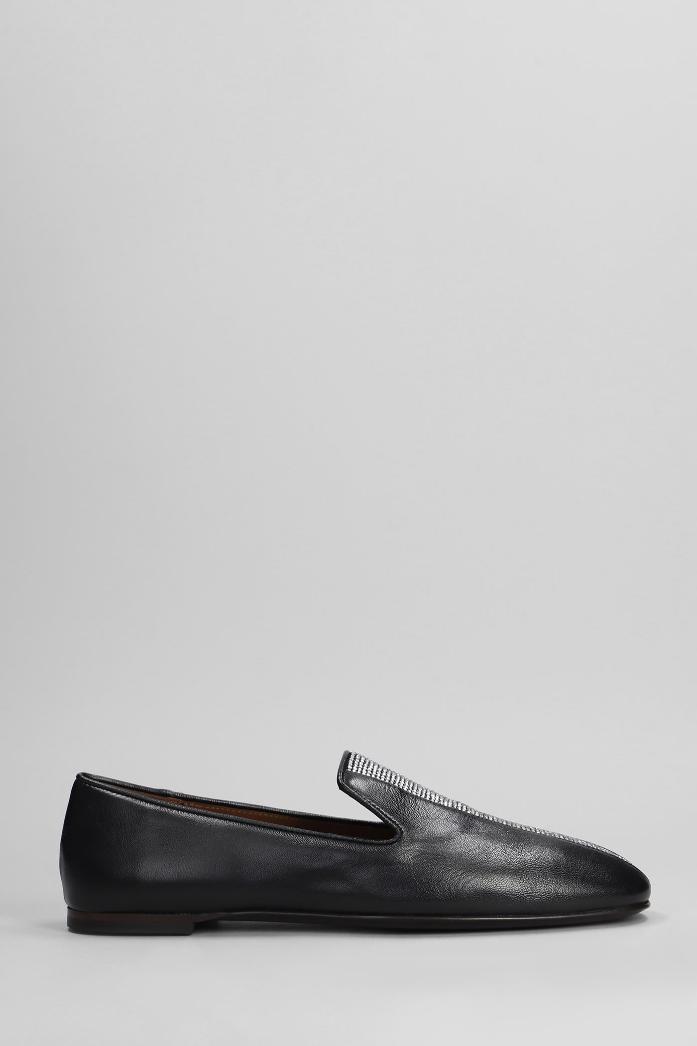 Shop Giuseppe Zanotti Loafers In Black Leather